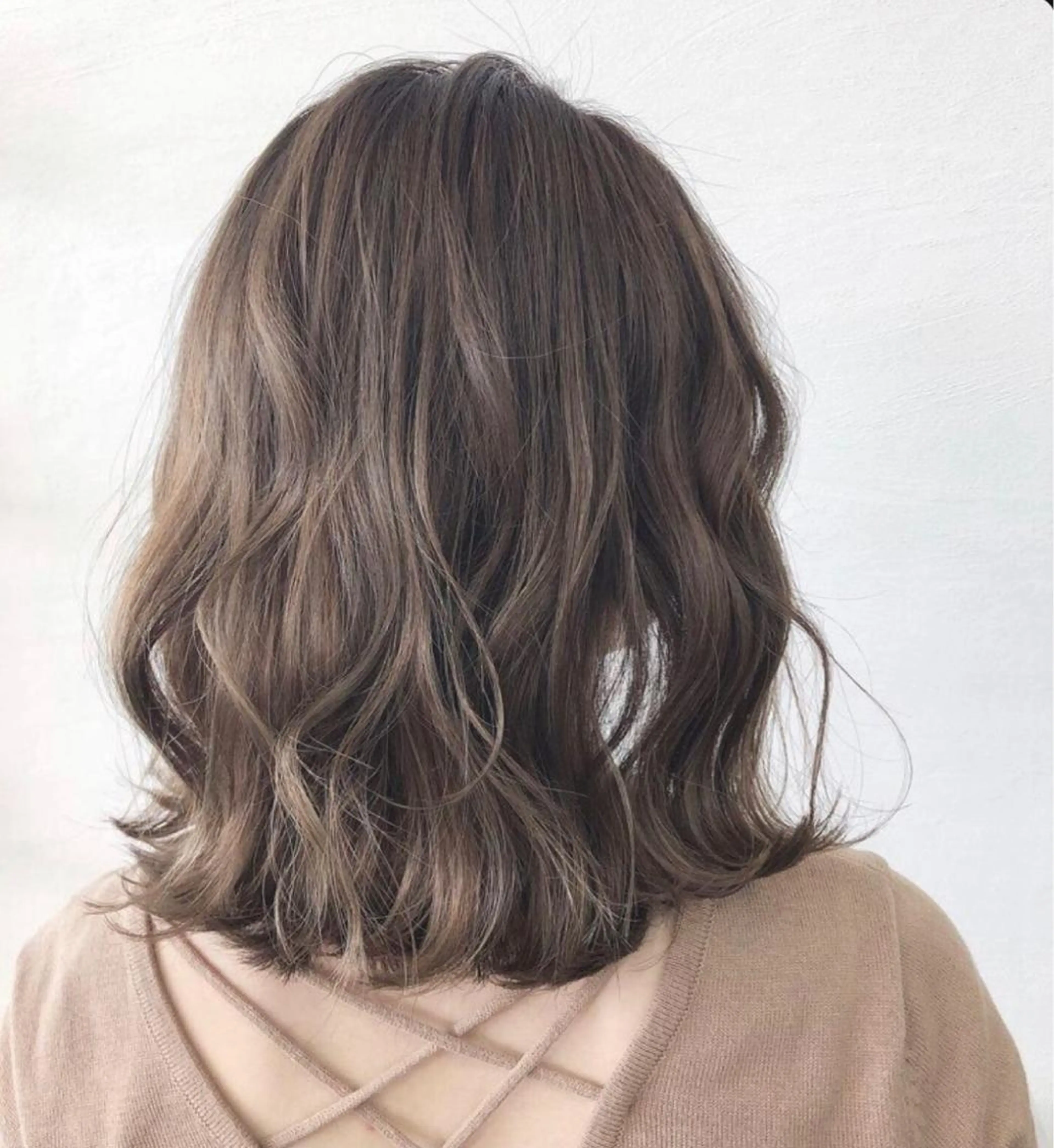 ロング パーマ カット ヘアカラー トリートメント k-twoたき✨艶感 カラー／美髪矯正のヘアスタイル