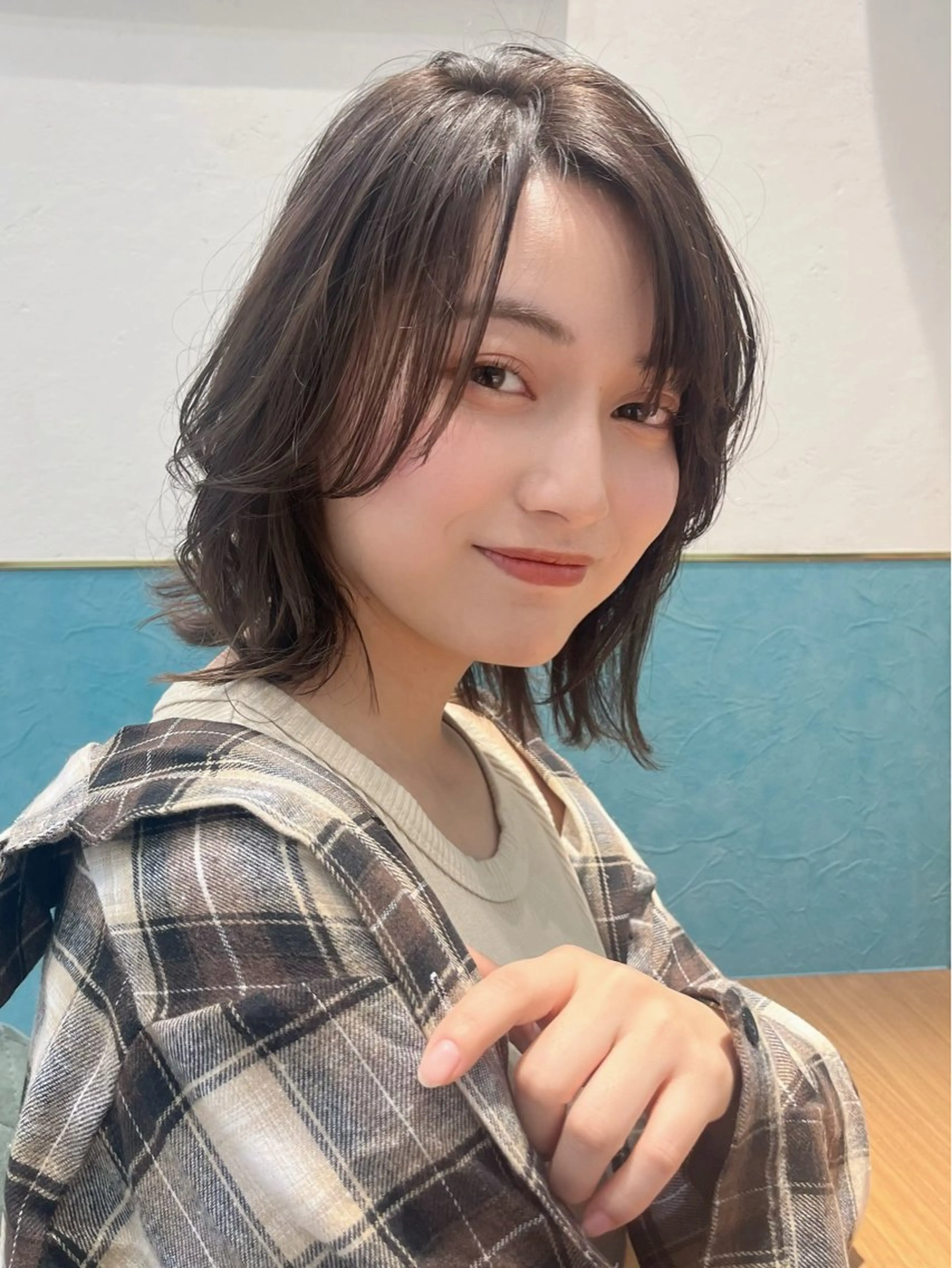 ミディアム 髪質改善/縮毛矯正/ ボブ/店長/槌矢圭悟のヘアスタイル