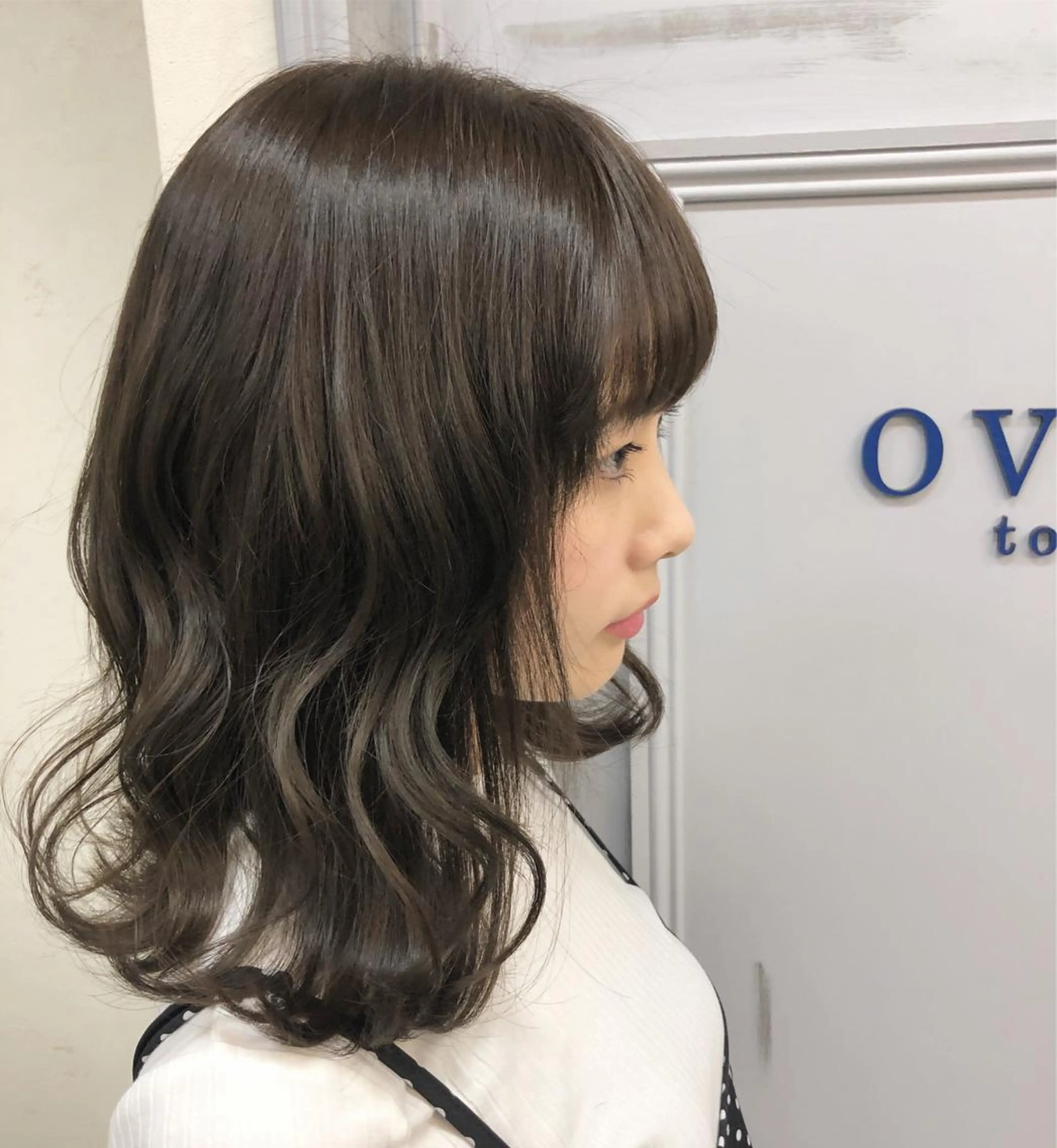 ミディアム カラー カット ヘアカラー トリートメント 松田 和樹のヘアスタイル