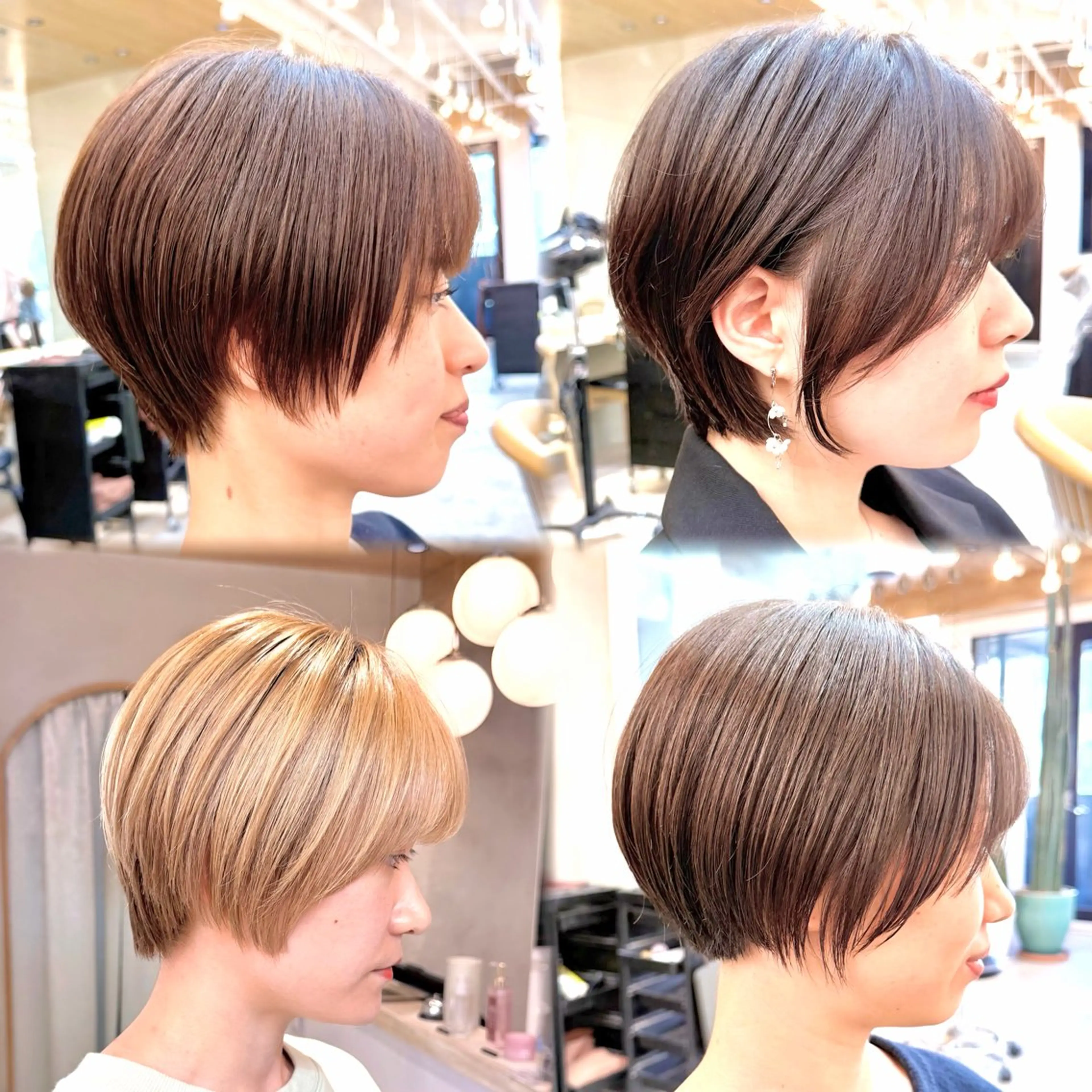 ショート カラー ショートボブ ボブ 髪質改善 ショートヘア カット ヘアカラー トリートメント 縮毛矯正/髪質改善 /ボブ/ともきのヘアスタイル