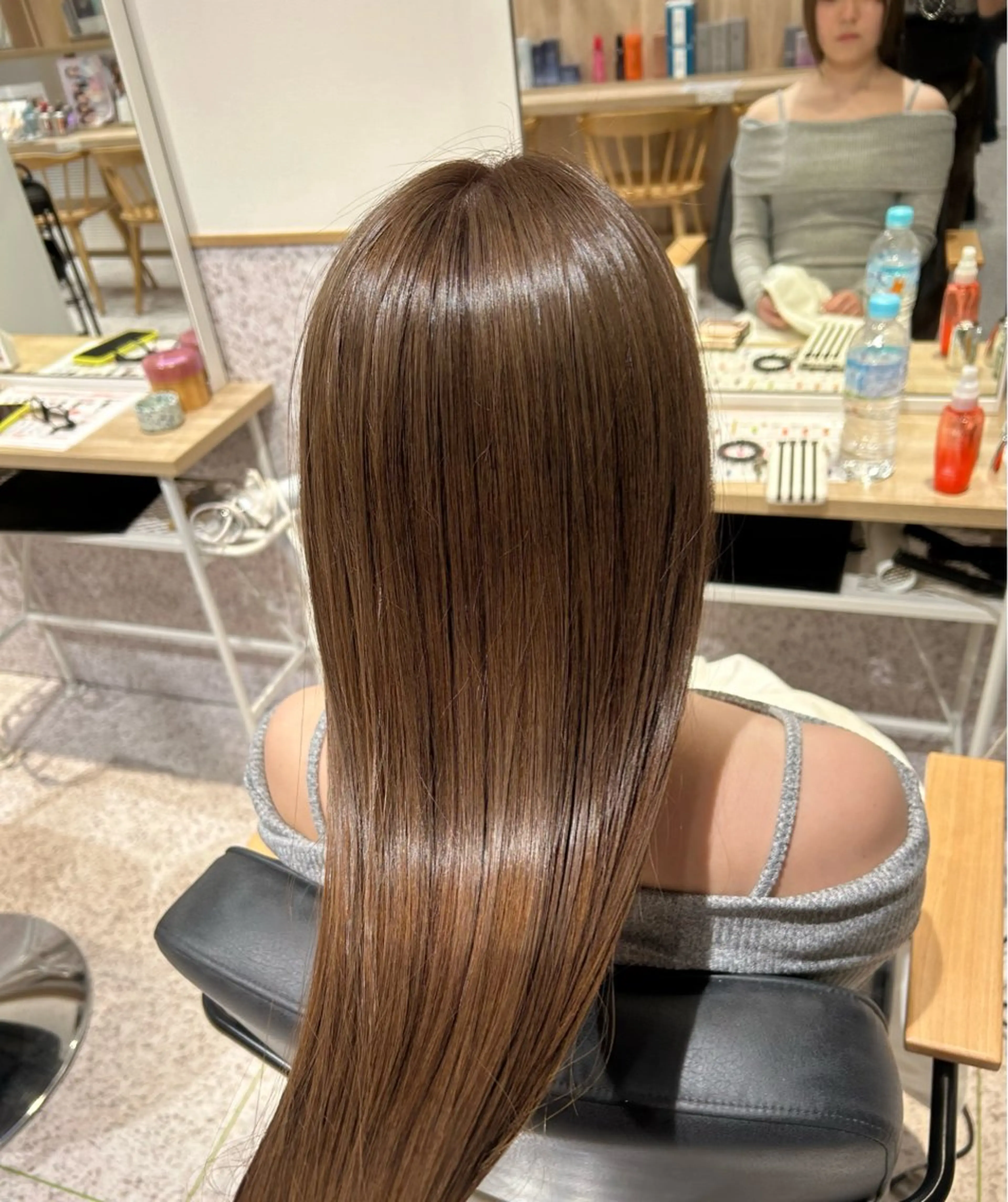 カラー 縮毛矯正 ♡ハイトーン★ ネイル/しの♡のヘアスタイル