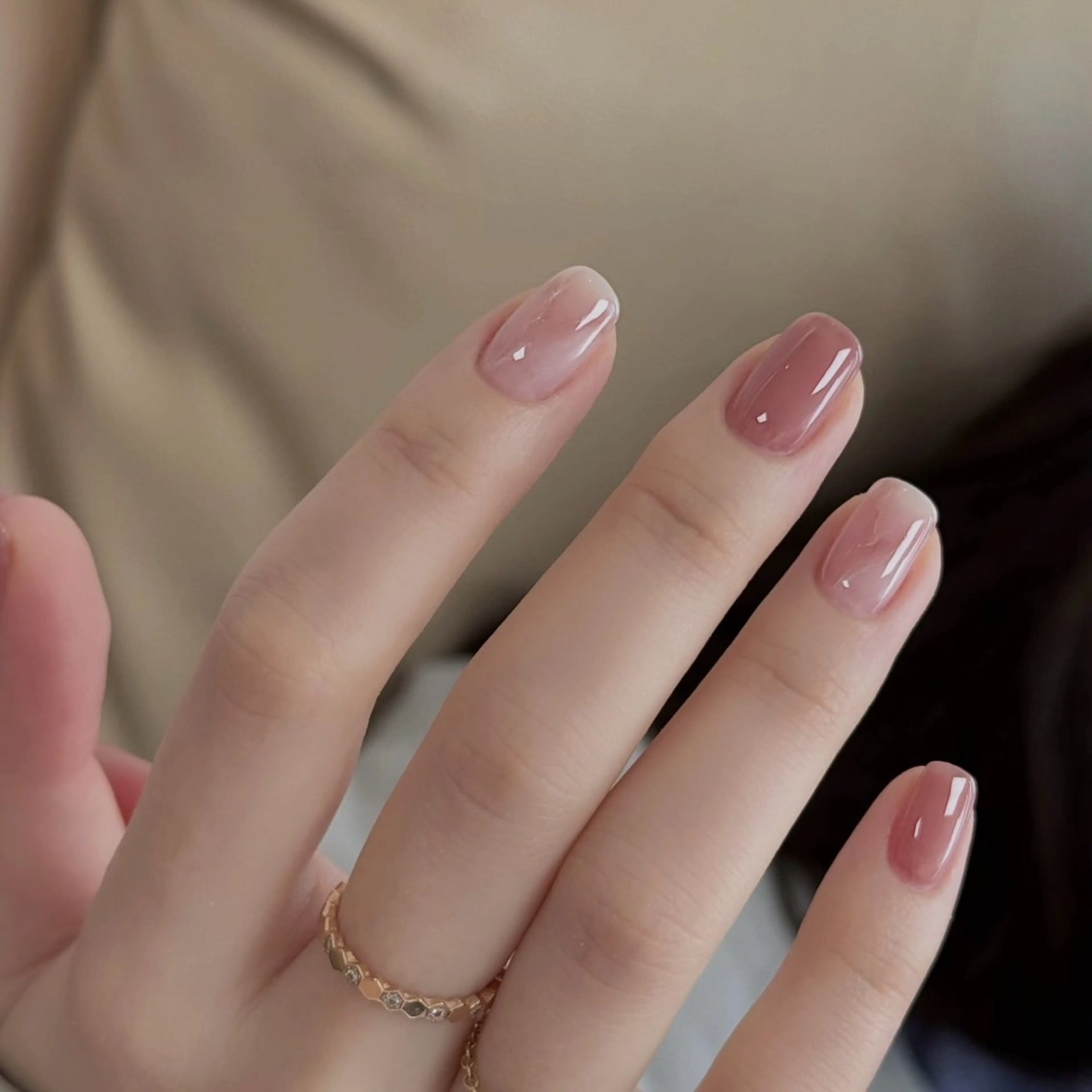 ネイル ハンドネイル Nail room U所属・💖限定専門サロン 今だけチーク💅のネイルデザイン