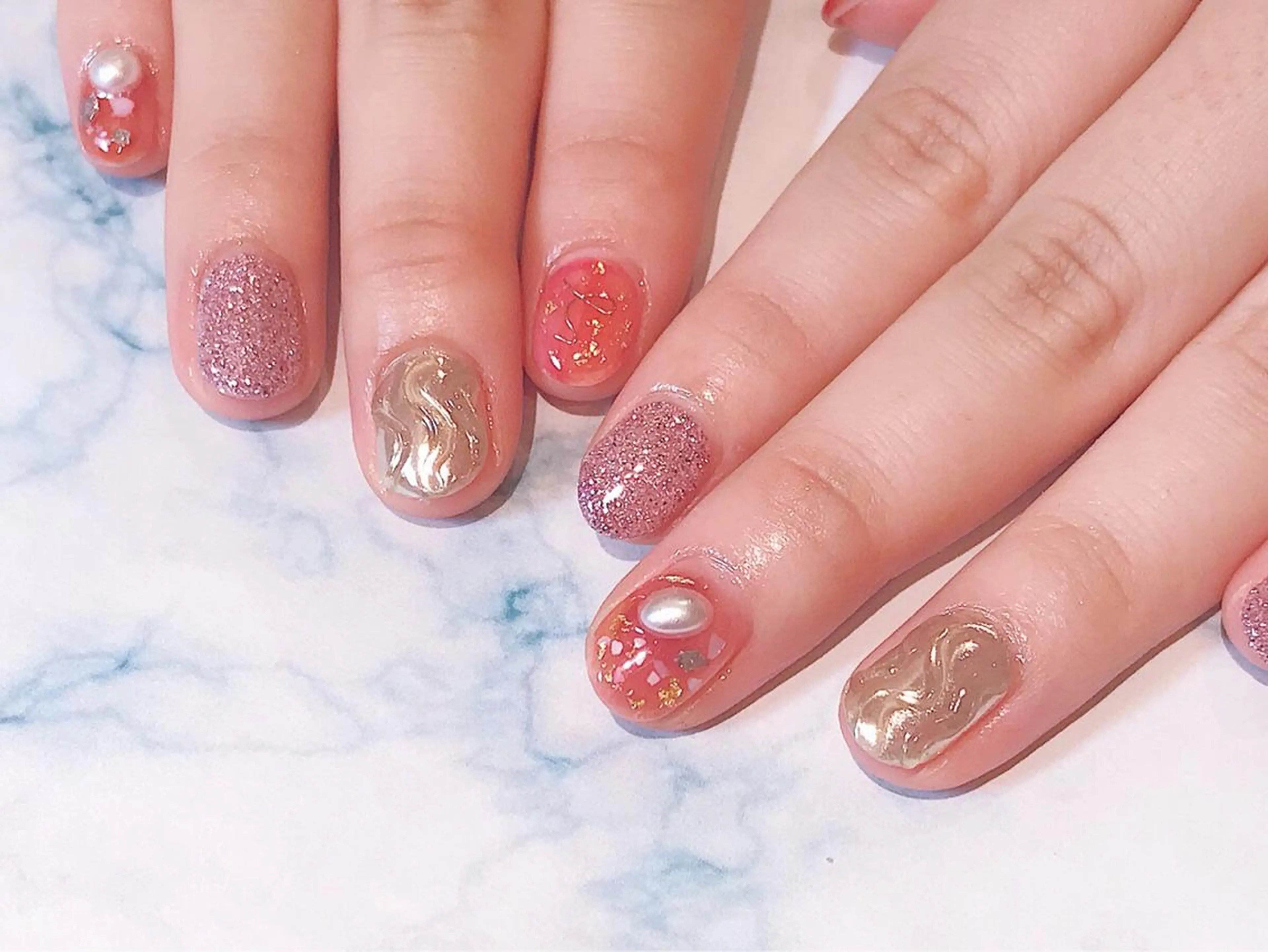 ネイル ハンドネイル LUKE所属・もとまつ さちこのネイルデザイン