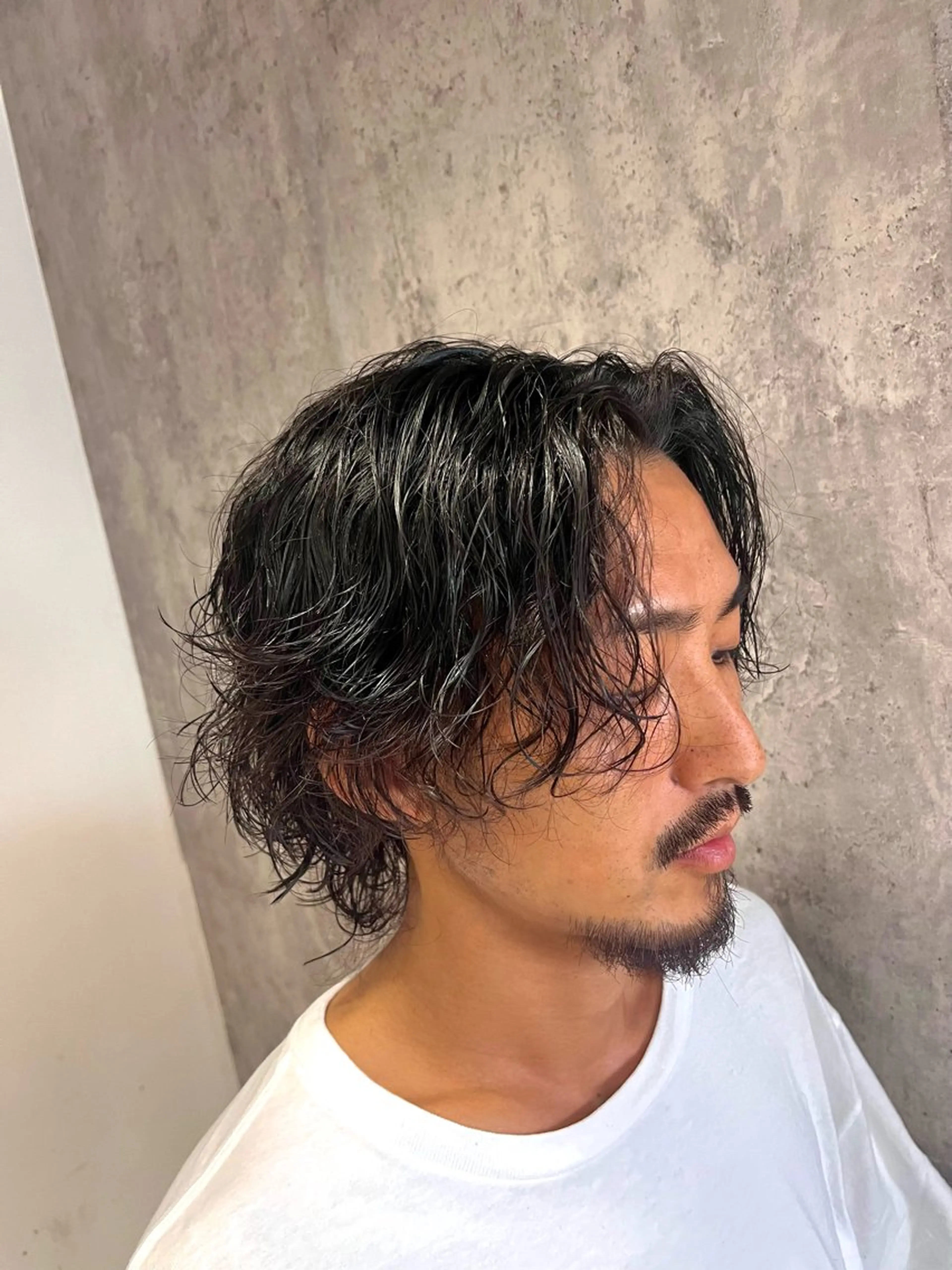 ロング パーマ メンズ パーマ特化美容師 🔥Yoshiyaのヘアスタイル