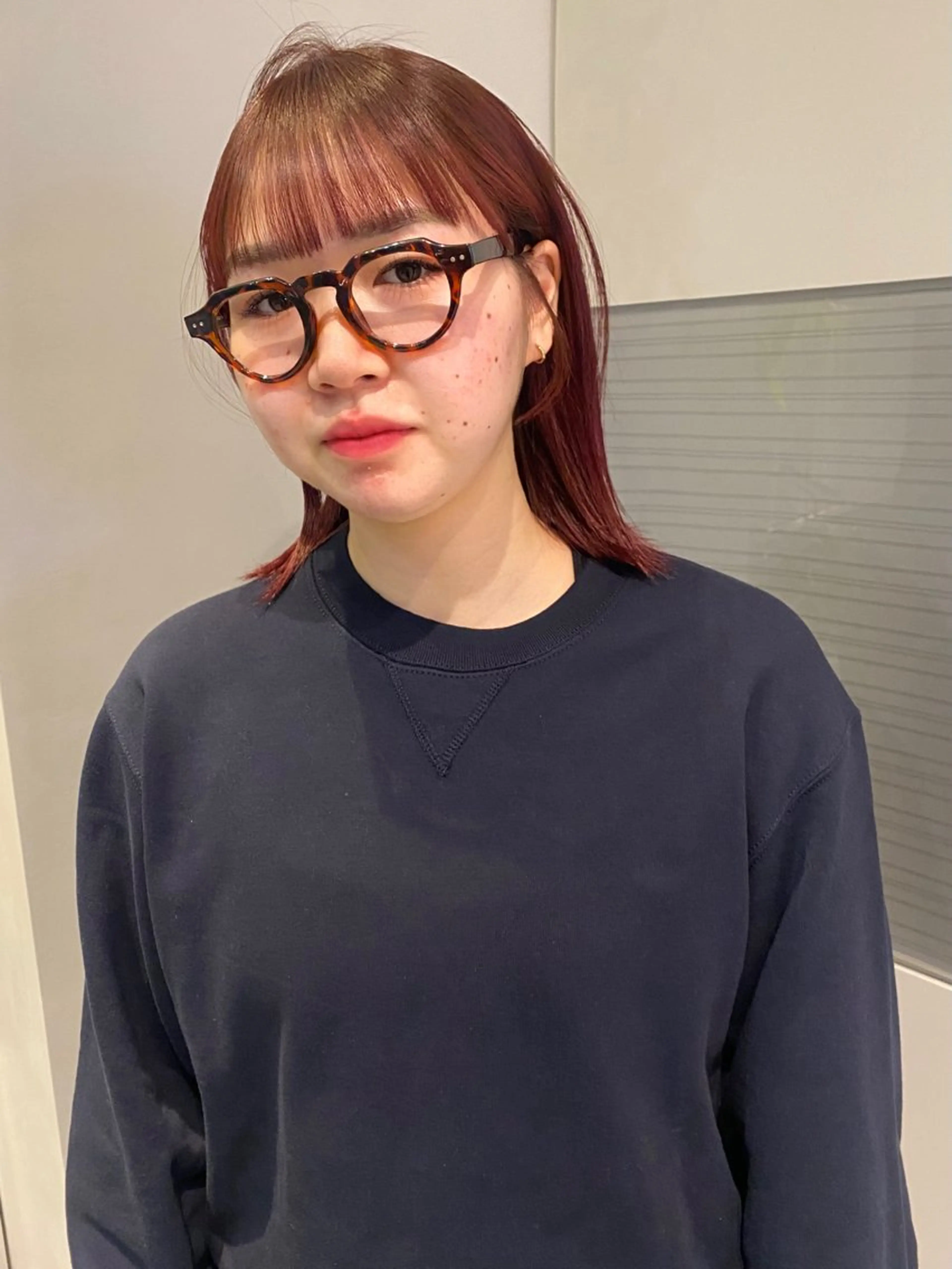 ミディアム カラー 似合わせカット カット ヘアカラー トリートメント mai / linoah˚✧のヘアスタイル