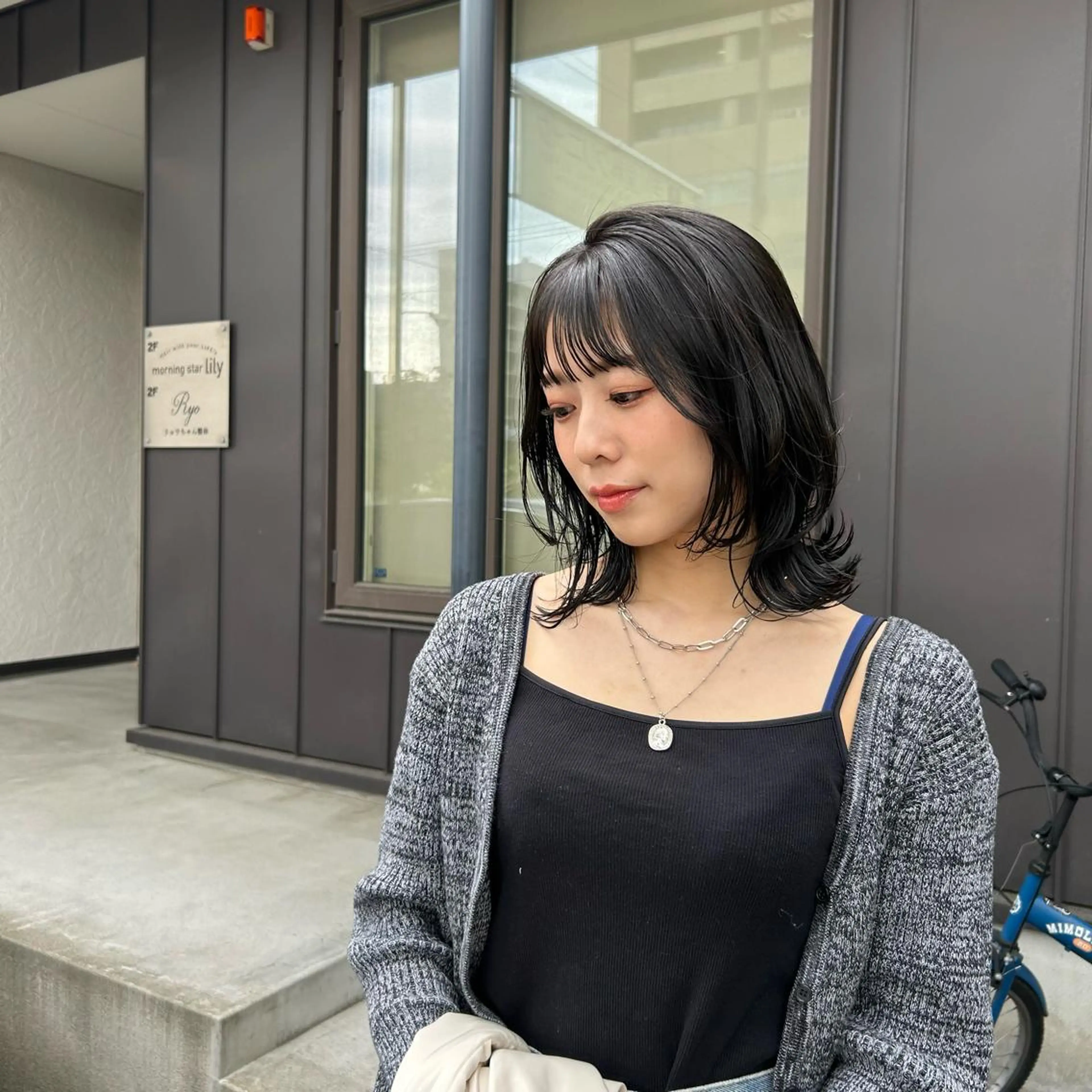 ミディアム カラー 🌼RIKA🌼レデ ィース専門💖のヘアスタイル