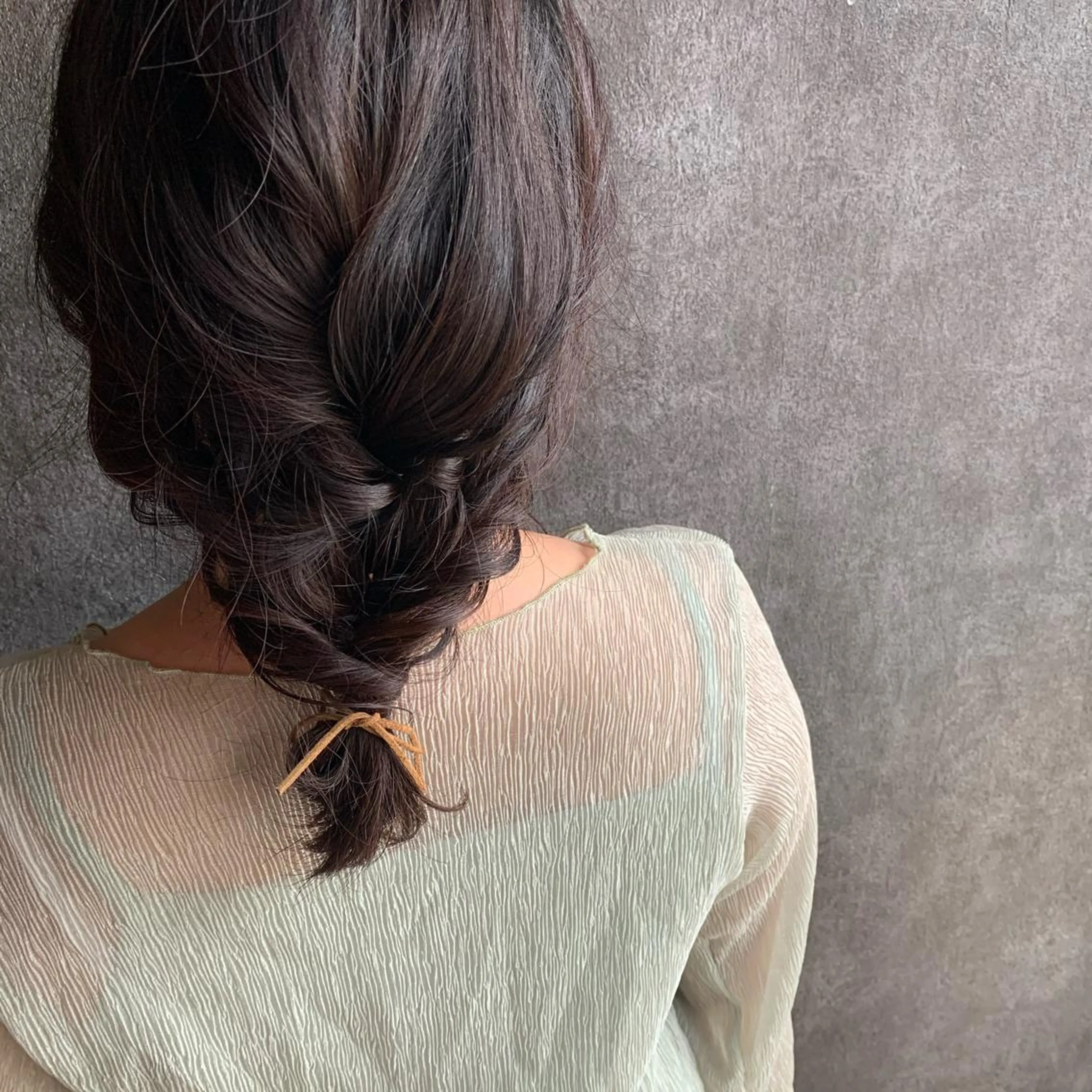 セミロング ヘアアレンジ 🧸 サトウサクネ🧸のヘアスタイル