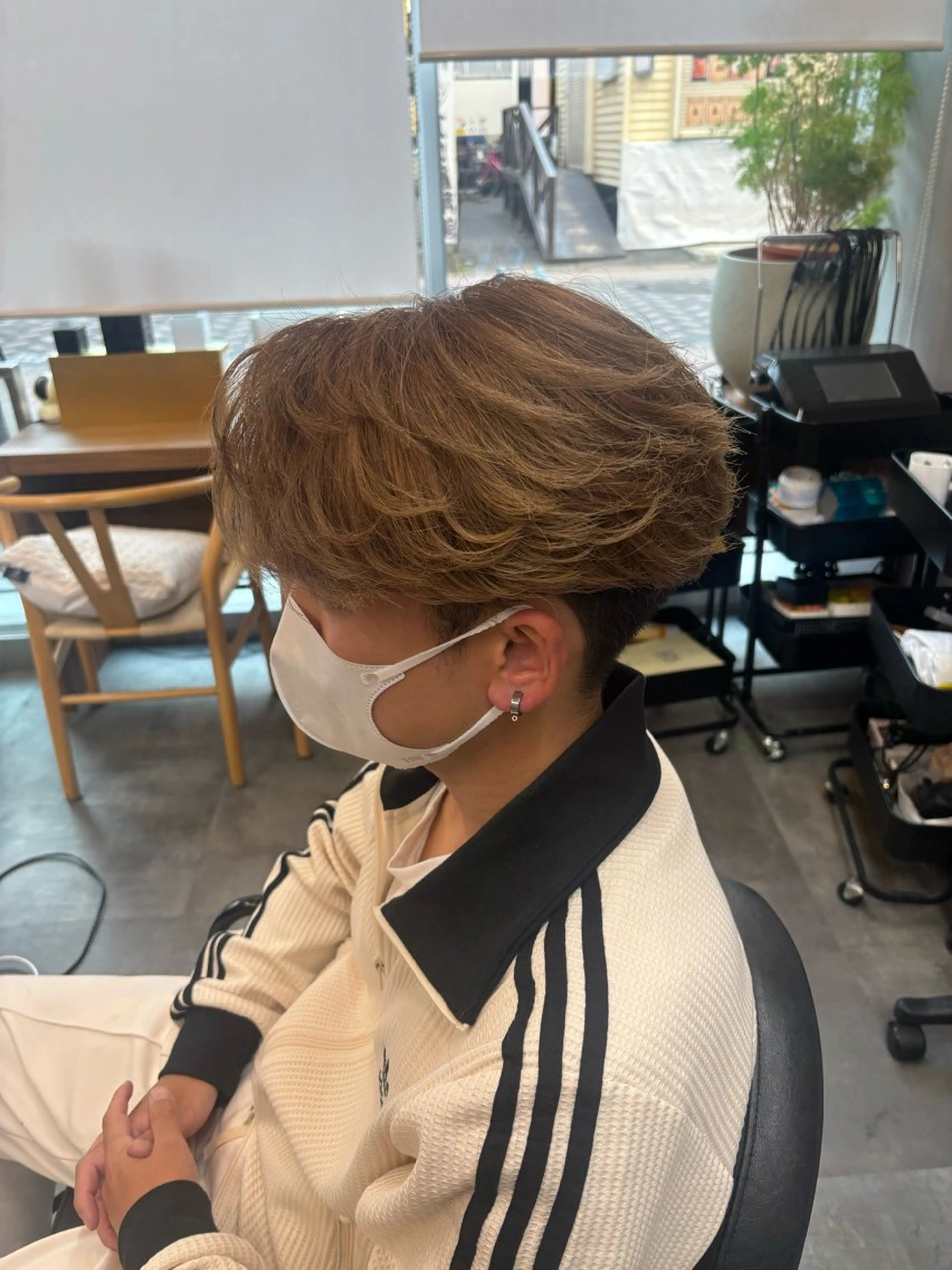 ショート メンズ カット パーマ 鹿児島 TSUBASAのヘアスタイル