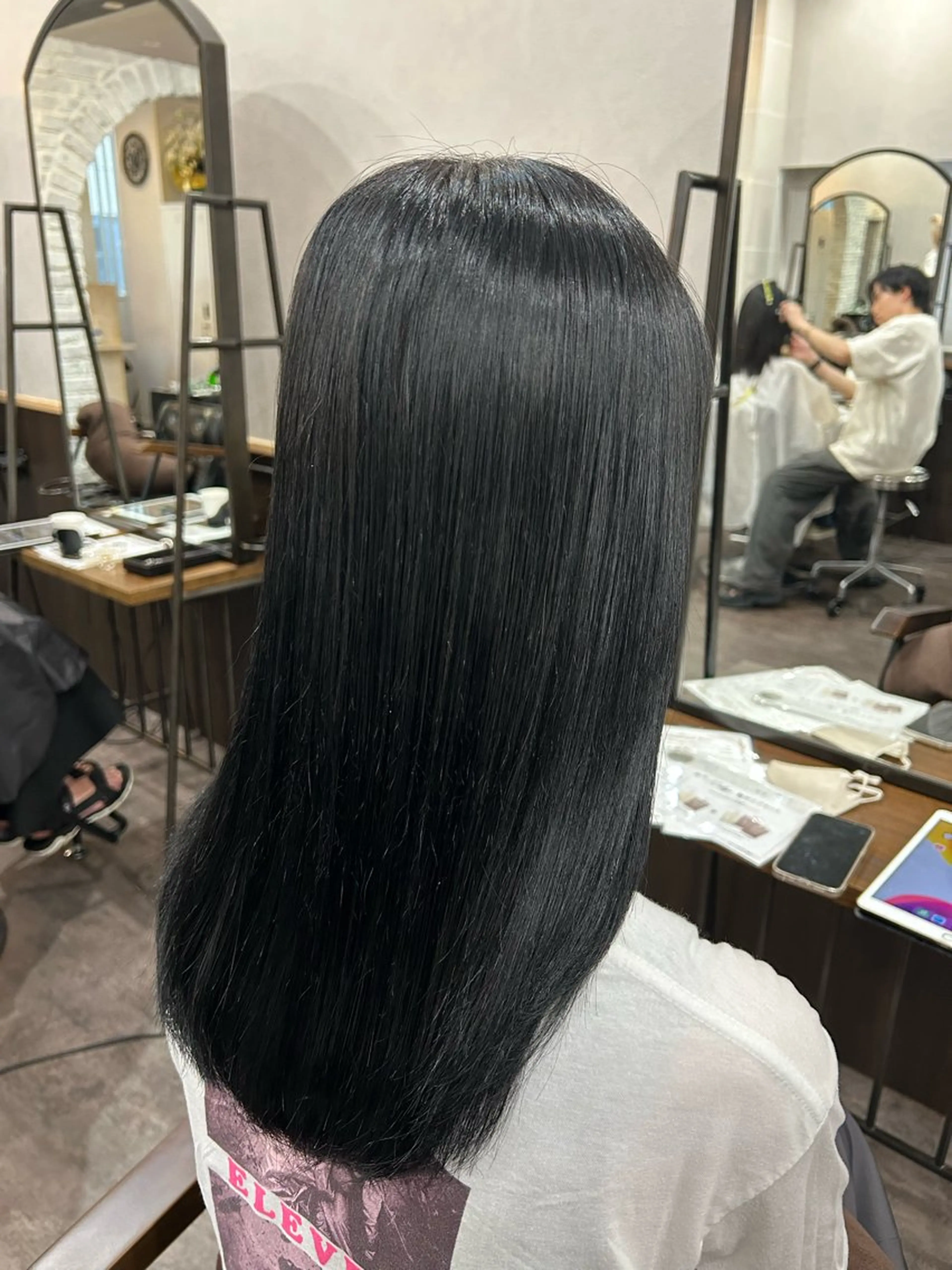 3回目まで期間限定特別価格‼️〖🫧🎀カット+ストレートパーマ+うるつやトリートメント🎀🫧〗の写真