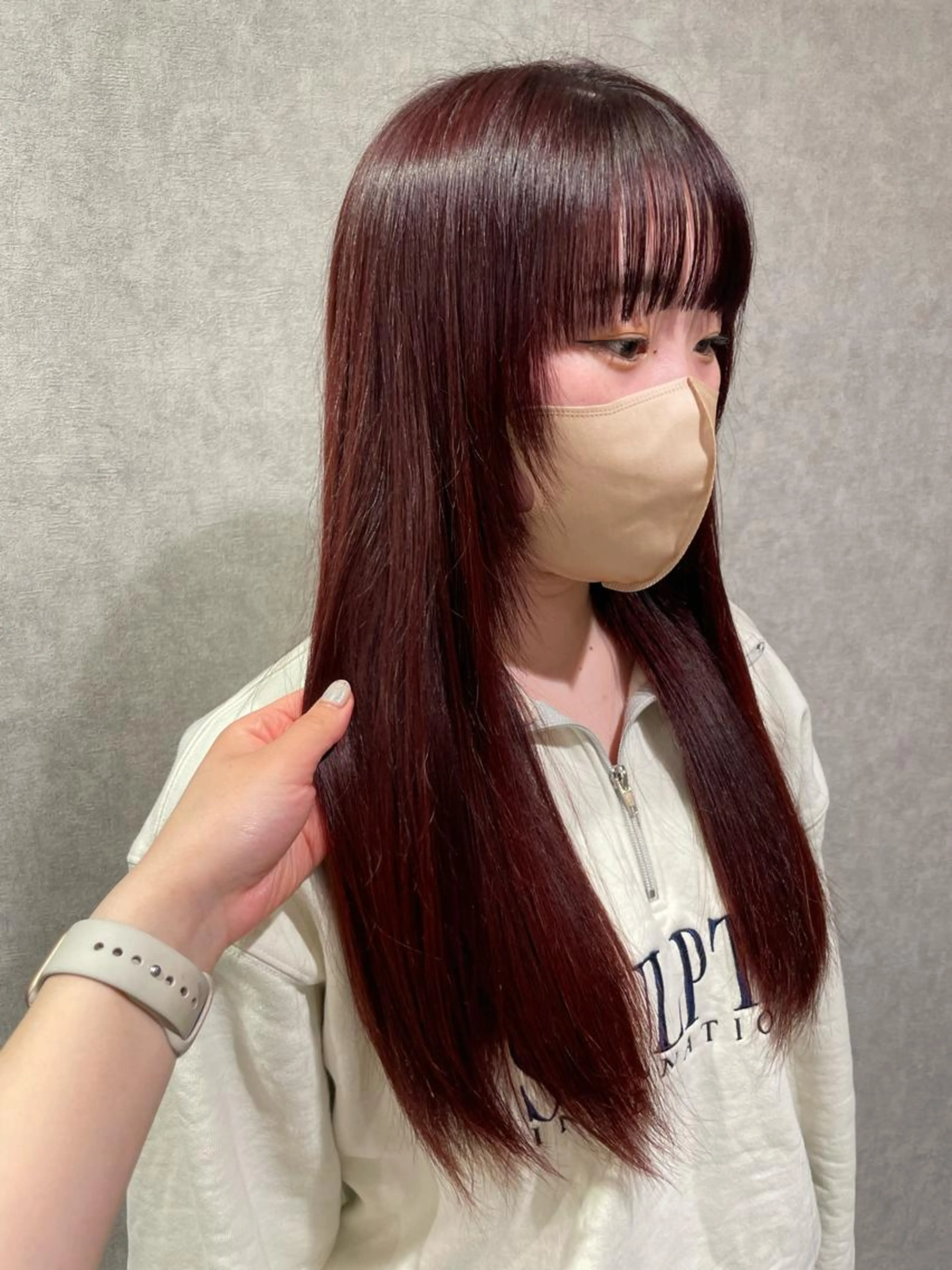 【透明感UP】ブリーチなしワンカラー 🐶の写真