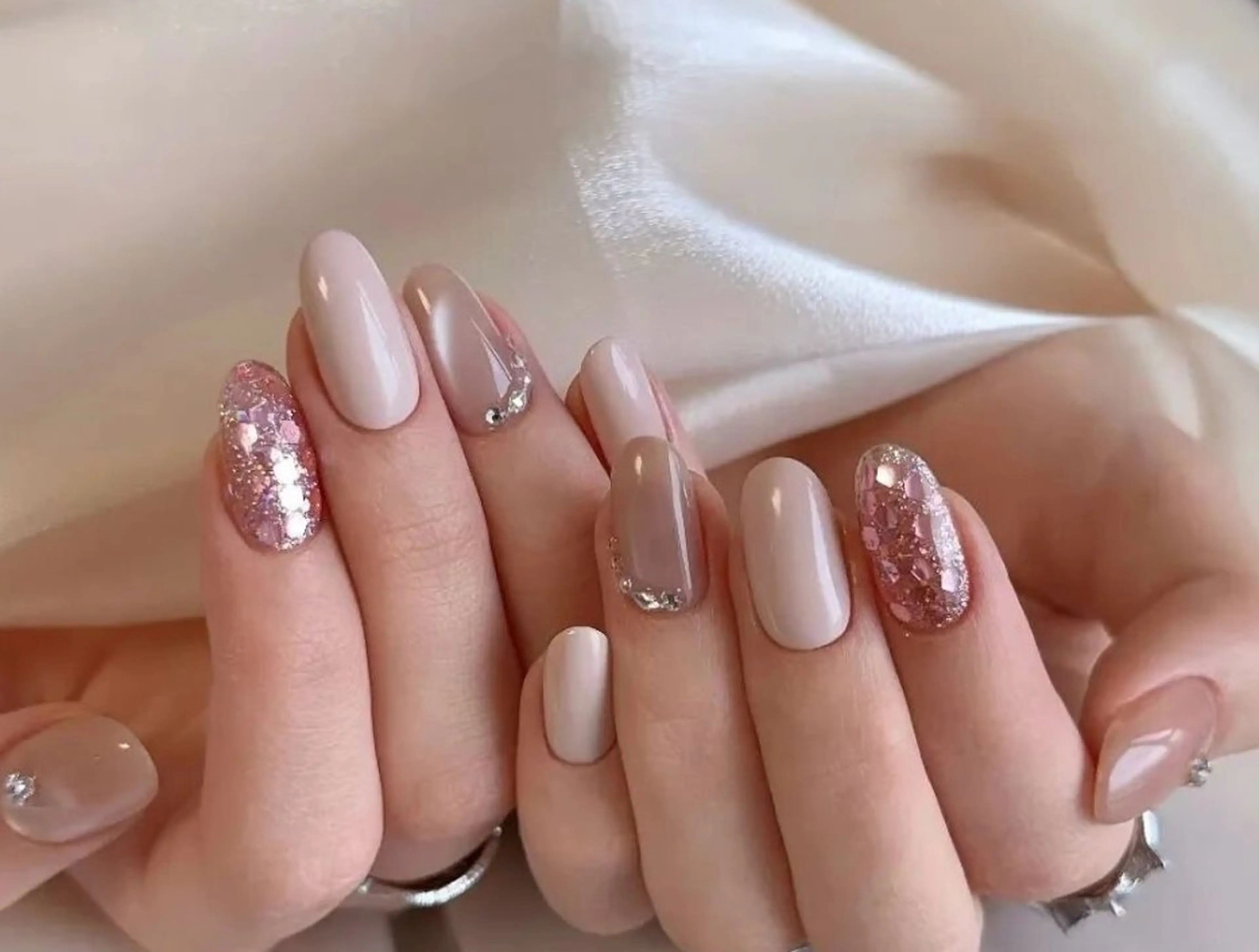 ネイル More Glam Nailsalon 大宮東口店 ～韓国ネイル・ワンホンネイル・スカルプネイル～所属・大宮 愛のネイルデザイン