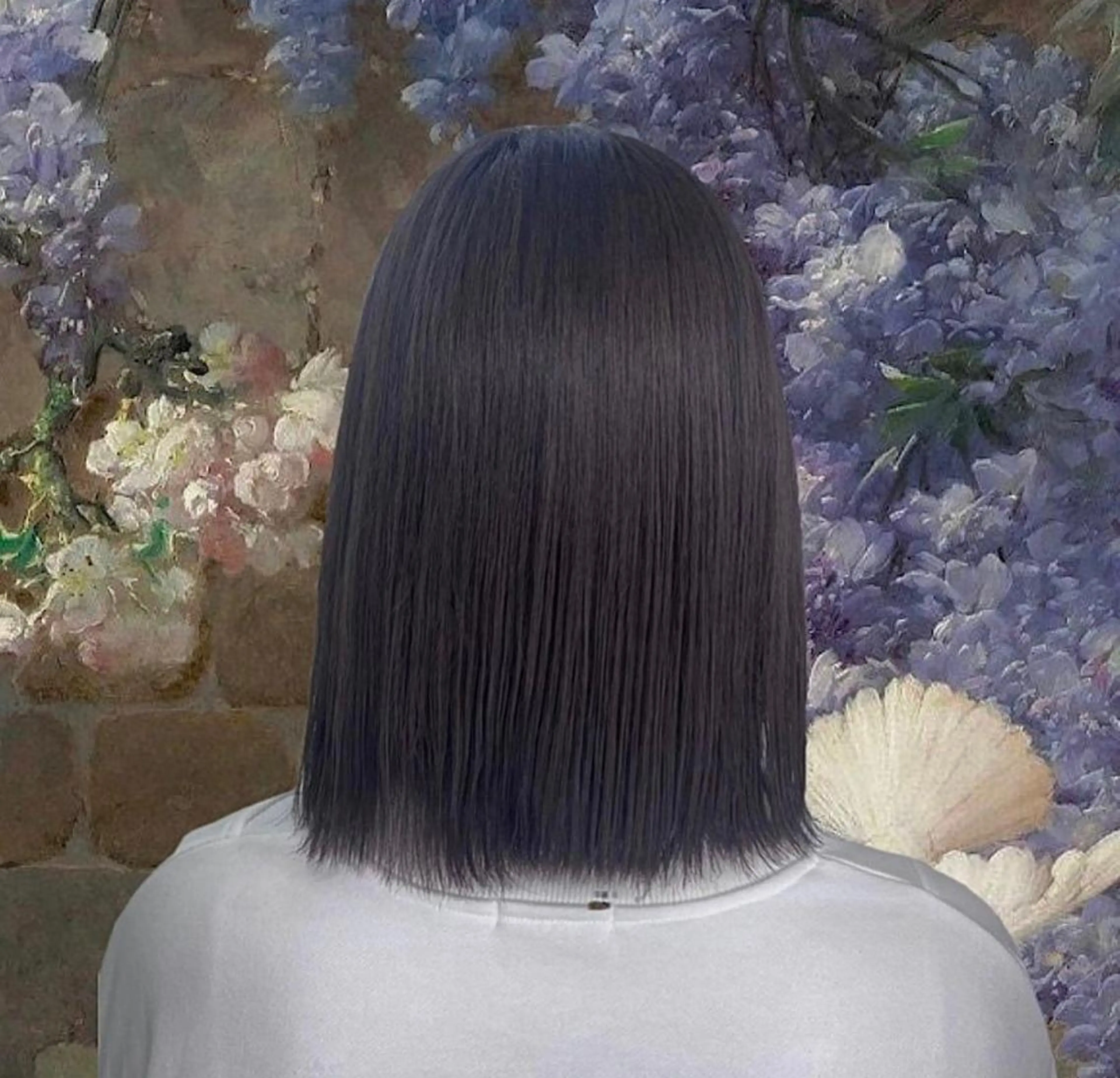 ミディアム カラー ラベンダーカラー hair salon dot.tokyo color所属・MANAMI 🥀ウルフカットのヘアスタイル