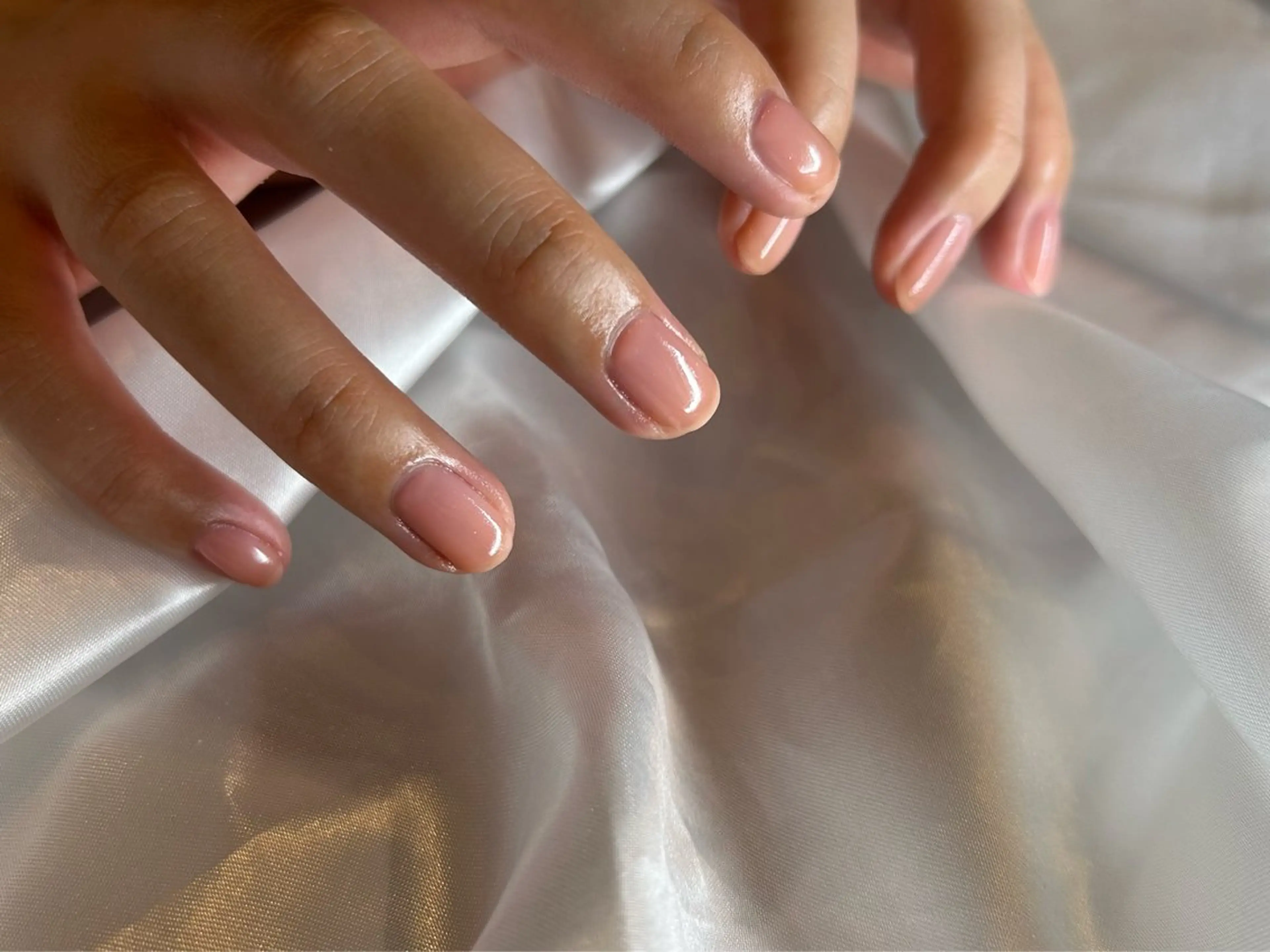 ネイル ワンカラーネイル ピンク ruffle Asukaのネイルデザイン