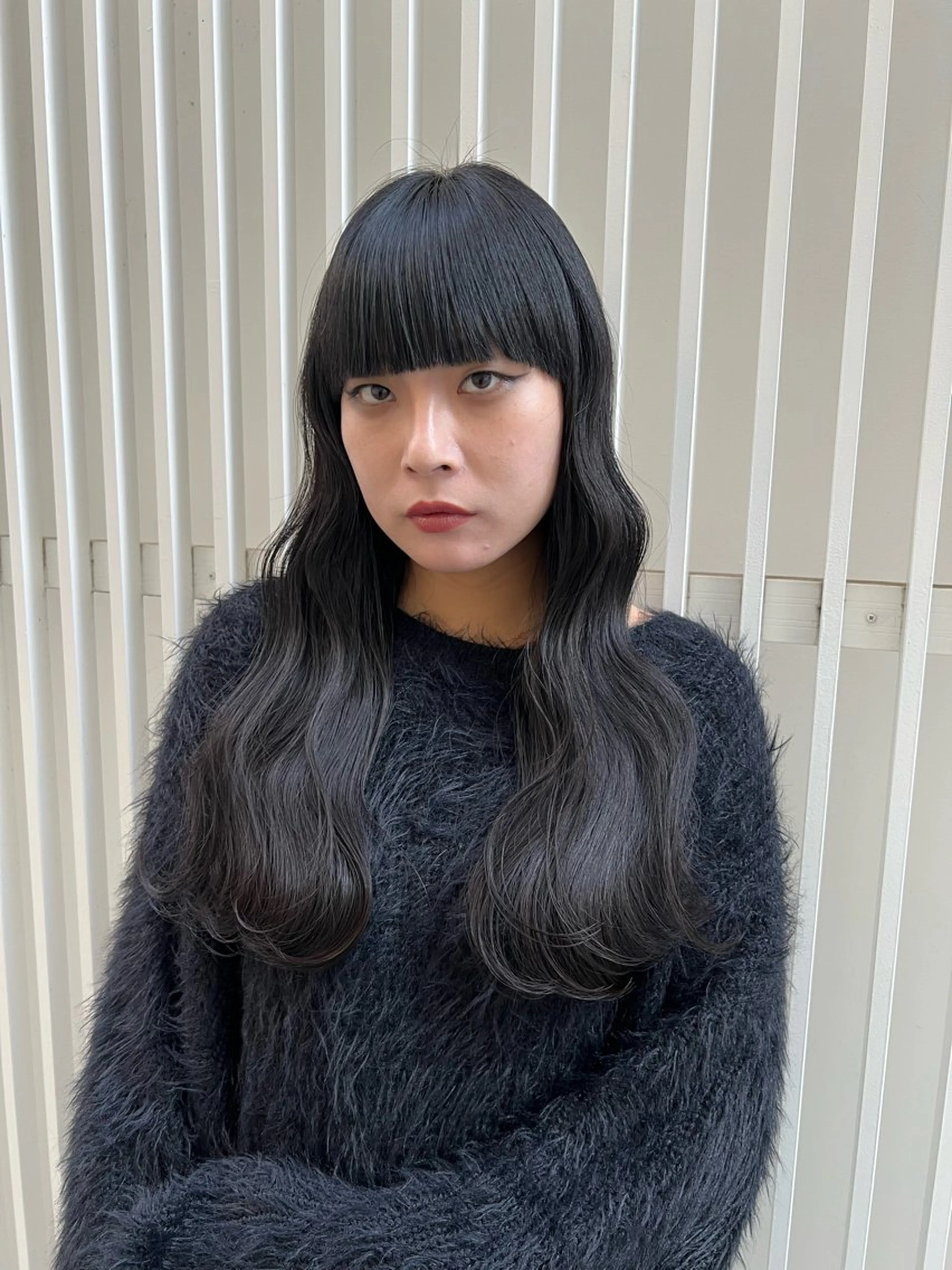 ロング 髪質改善 レイヤーカット 小顔カット トリートメント カット ヘアカラー トリートメント TOMOYAレイヤー ブリーチ縮毛矯正のヘアスタイル