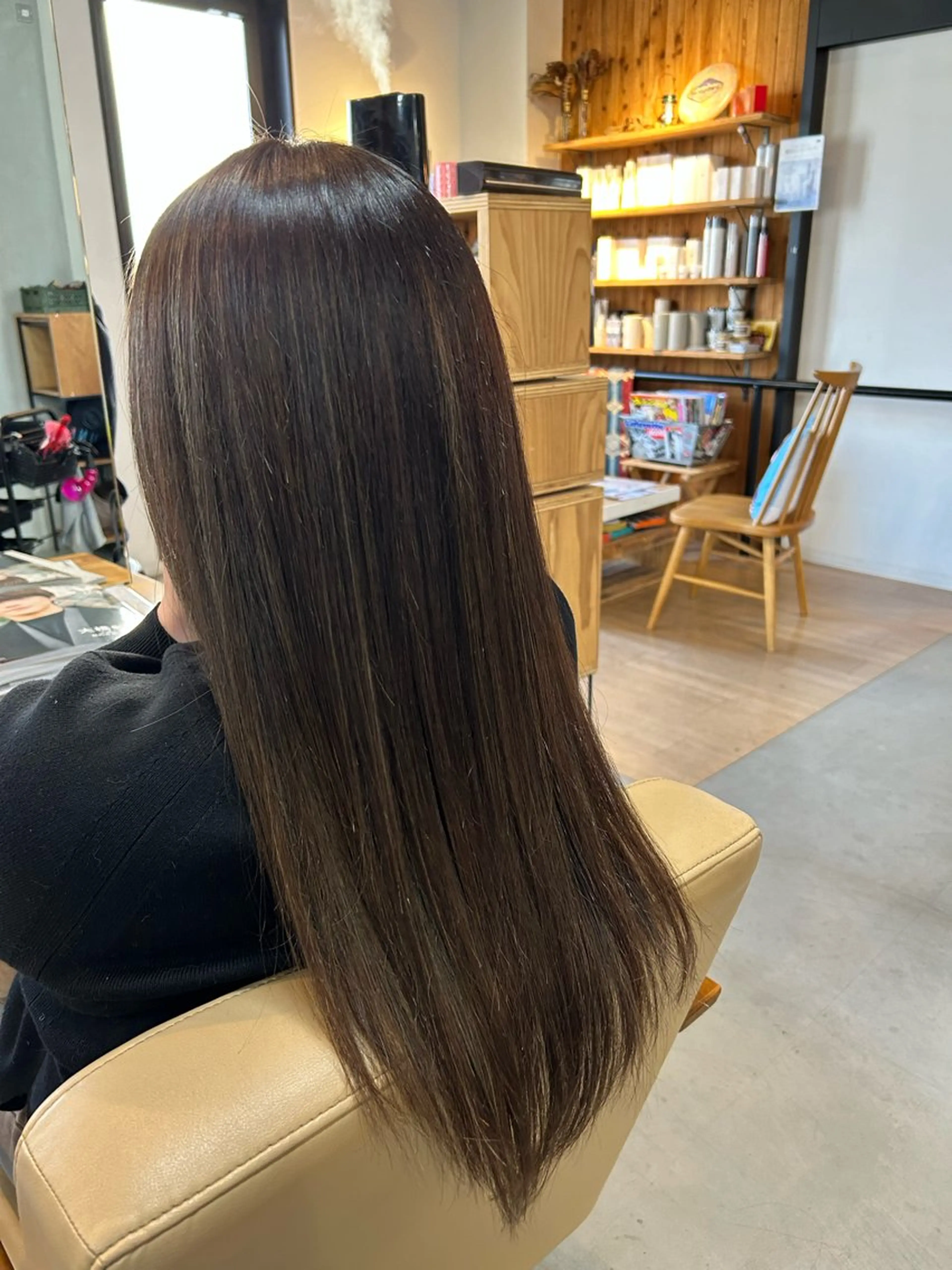 ロング ハイライト ロング カット ヘアカラー JUNO所属・阪神西宮★JUNO 川﨑温子のヘアスタイル