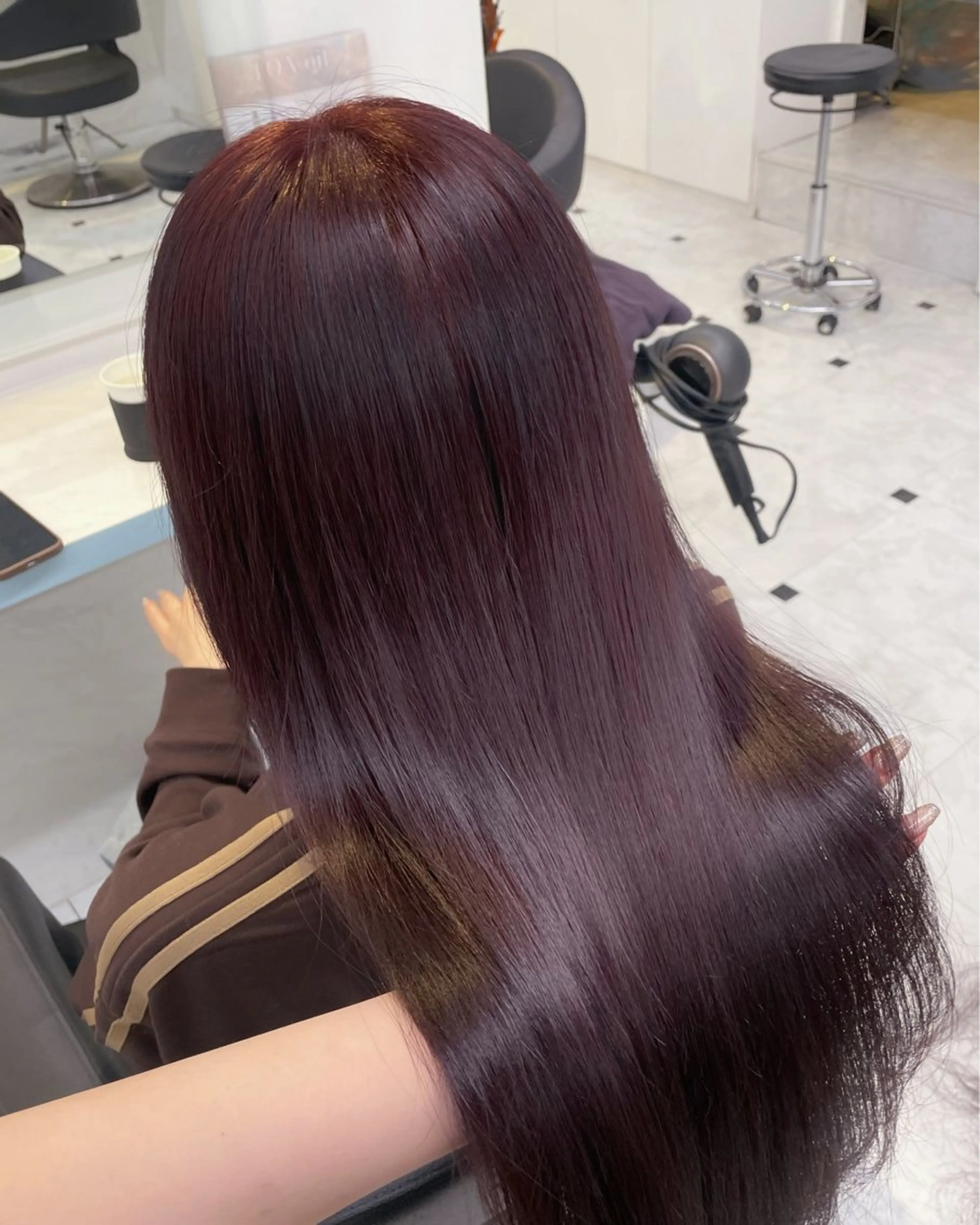 ロング カラー カット ヘアカラー Salowin池袋East 店3F所属・【美髪矯正/絹髪】 🎀hinano🎀のヘアスタイル