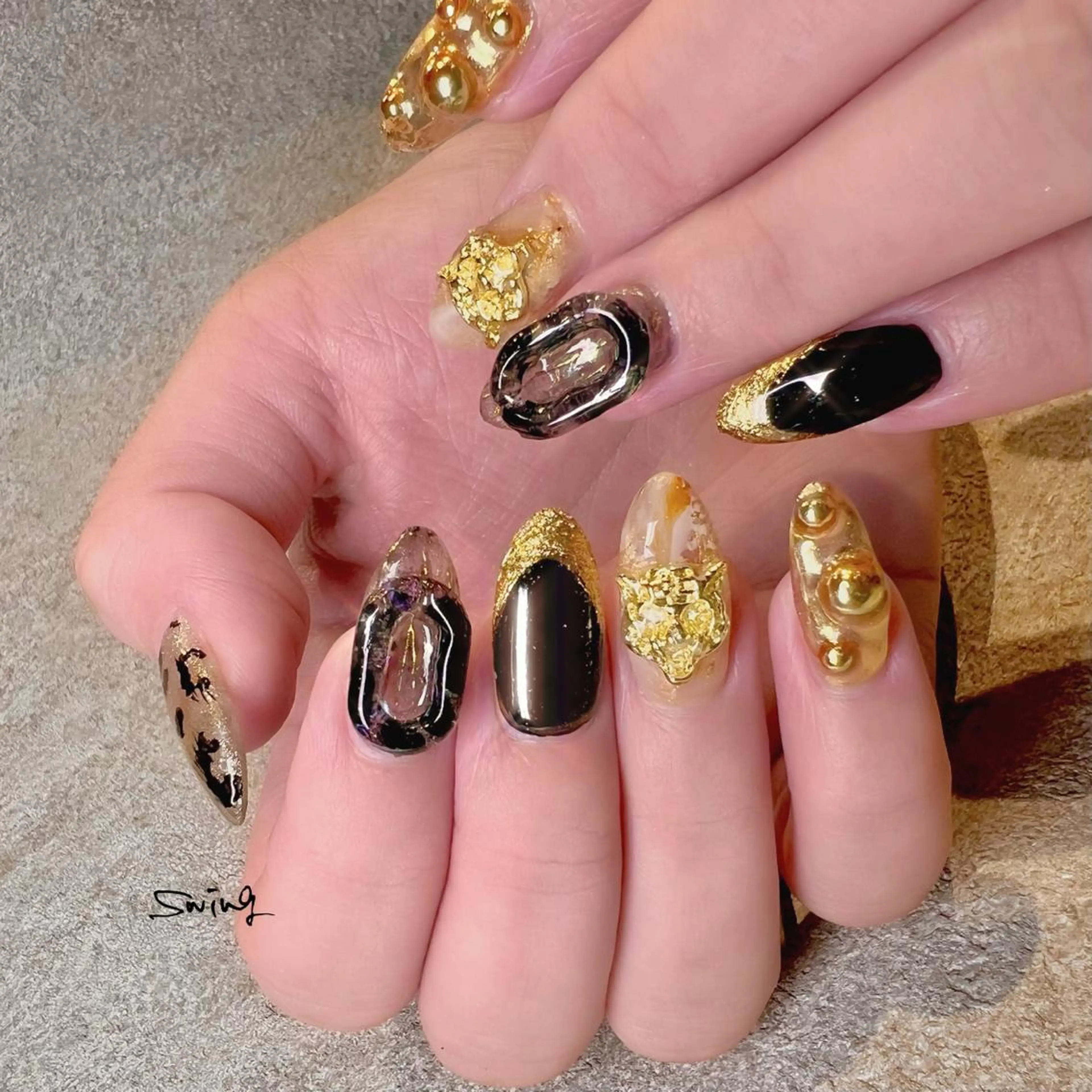 ネイル アニマル柄 SWING Nail Salon所属・Yoshida Takakoのネイルデザイン