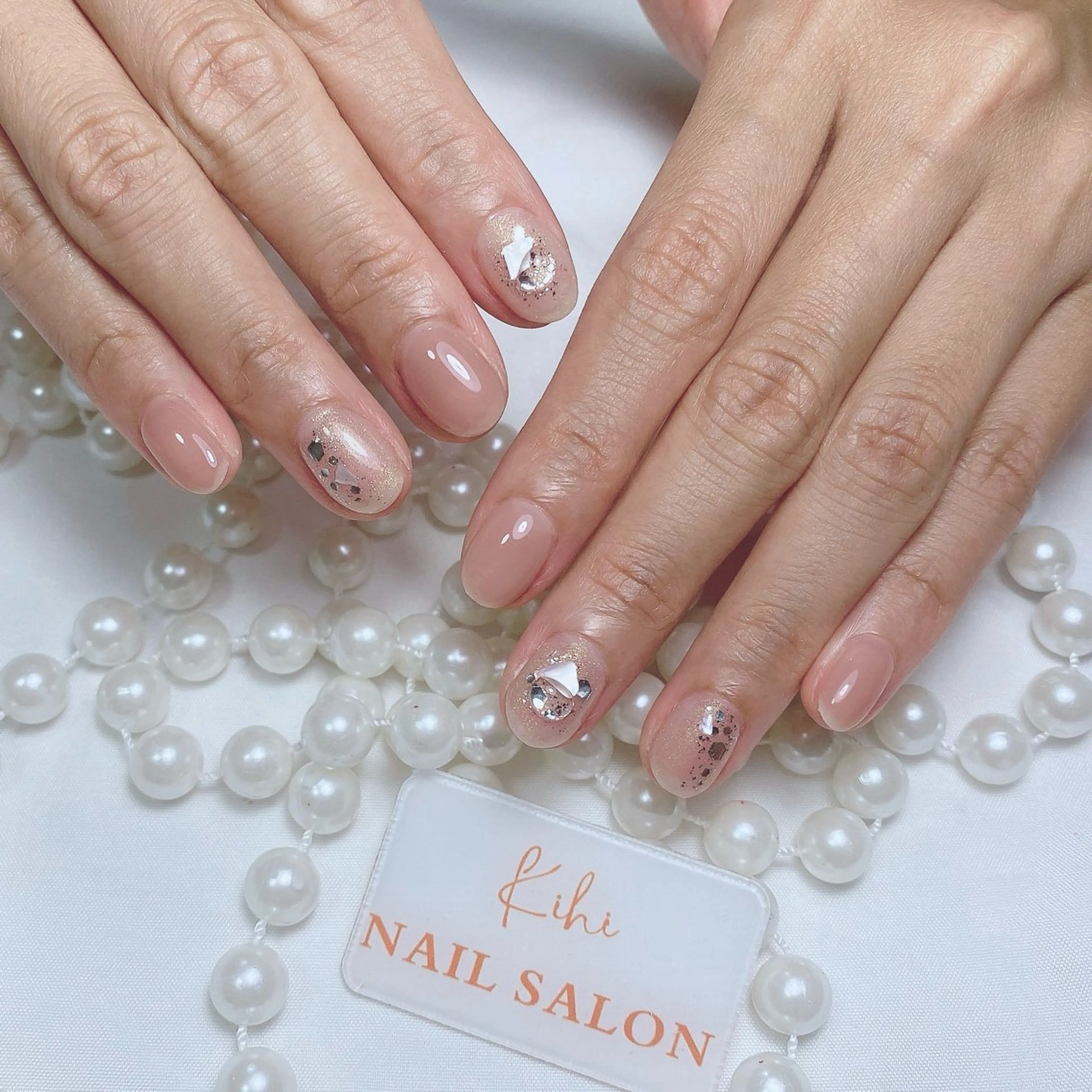 ネイル アートネイル フレンチネイル ジェルネイル グラデーション 韓国ネイル ハンドネイル ハンドケア さくら💮💮 【オフ無料】のネイルデザイン