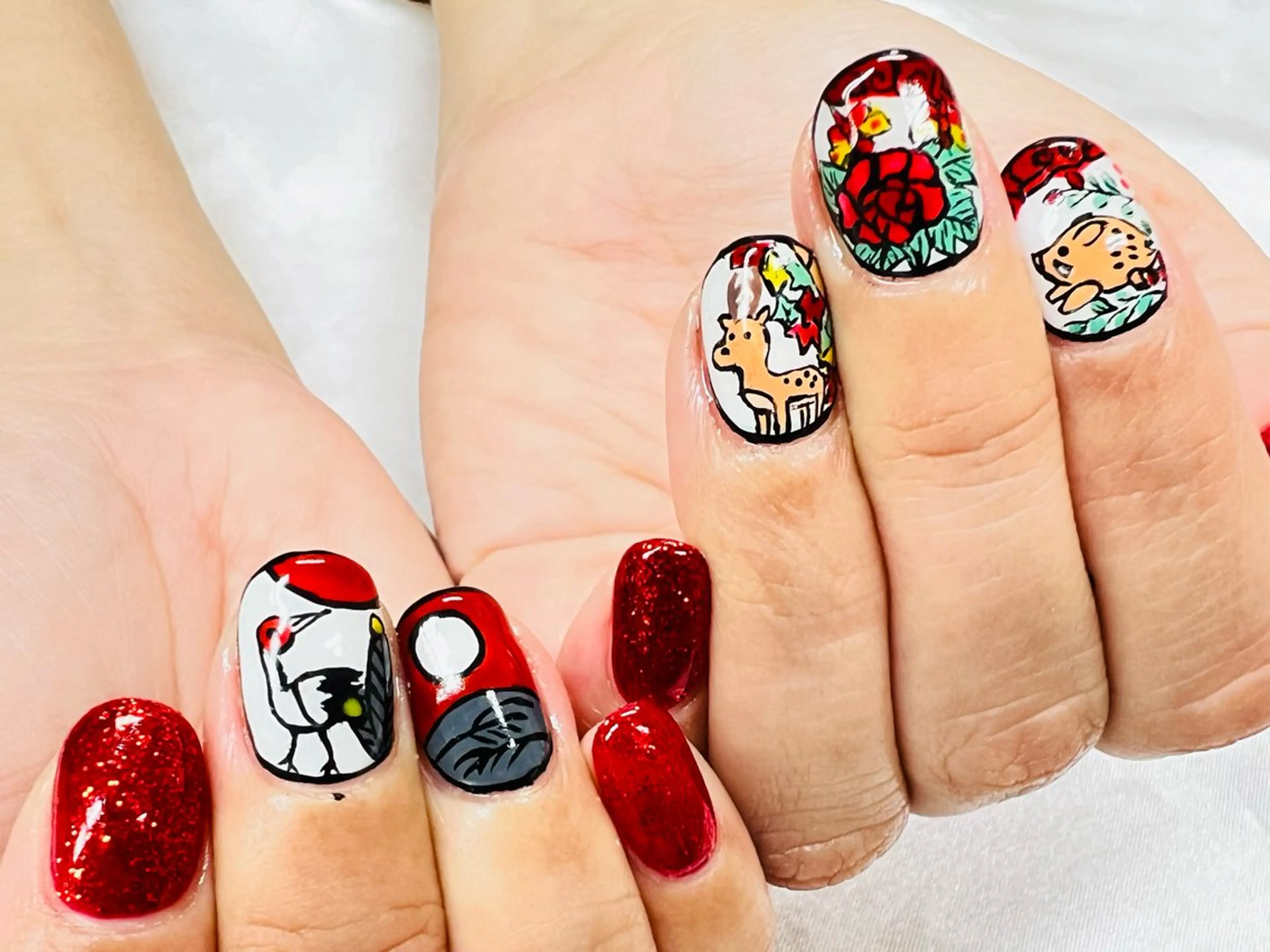 【ハンド】キャラクターデザイン付け放題¥15000の写真