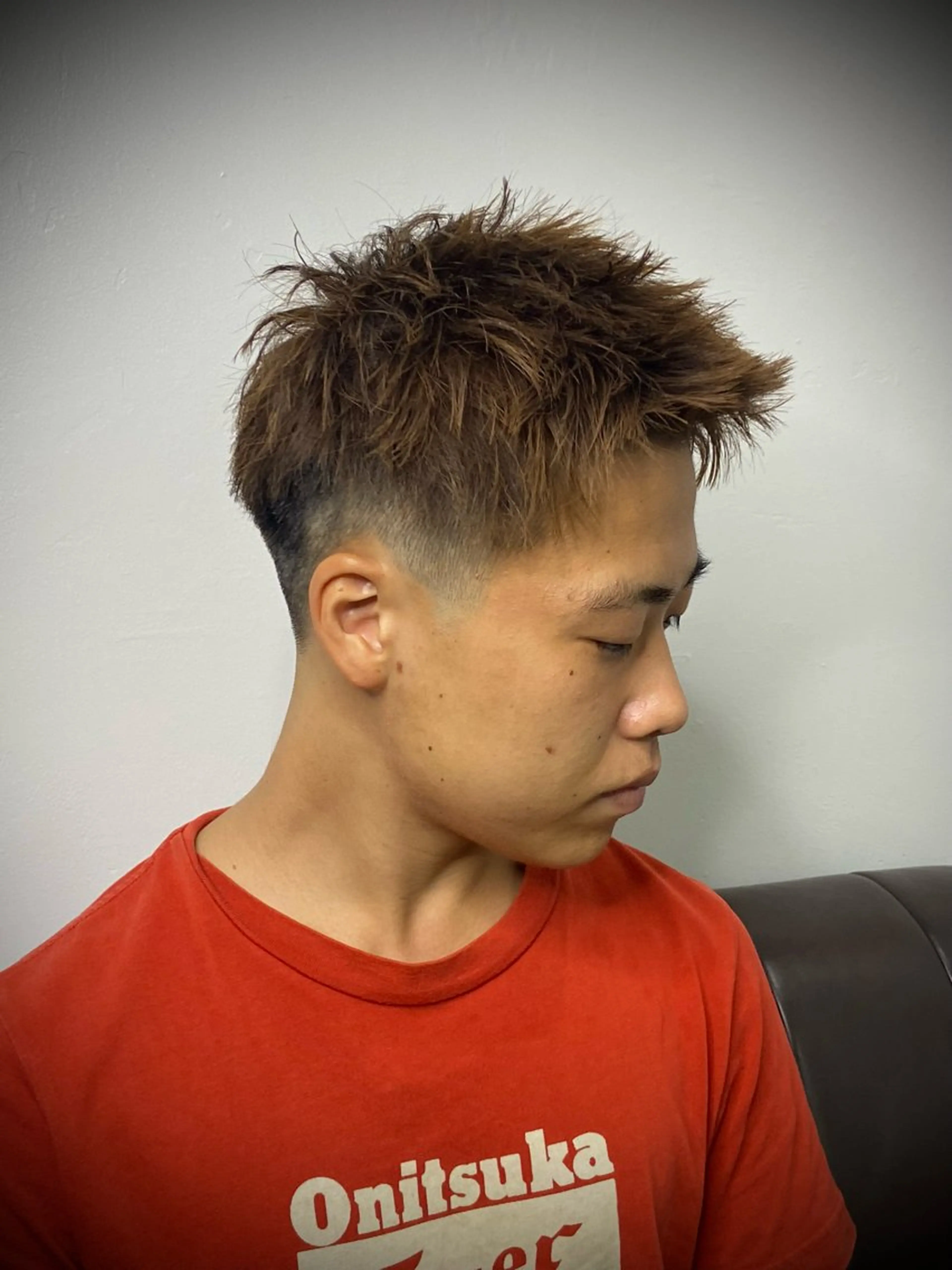 ショート カラー メンズ カット ヘアカラー 柄﨑 比呂/ancielのヘアスタイル