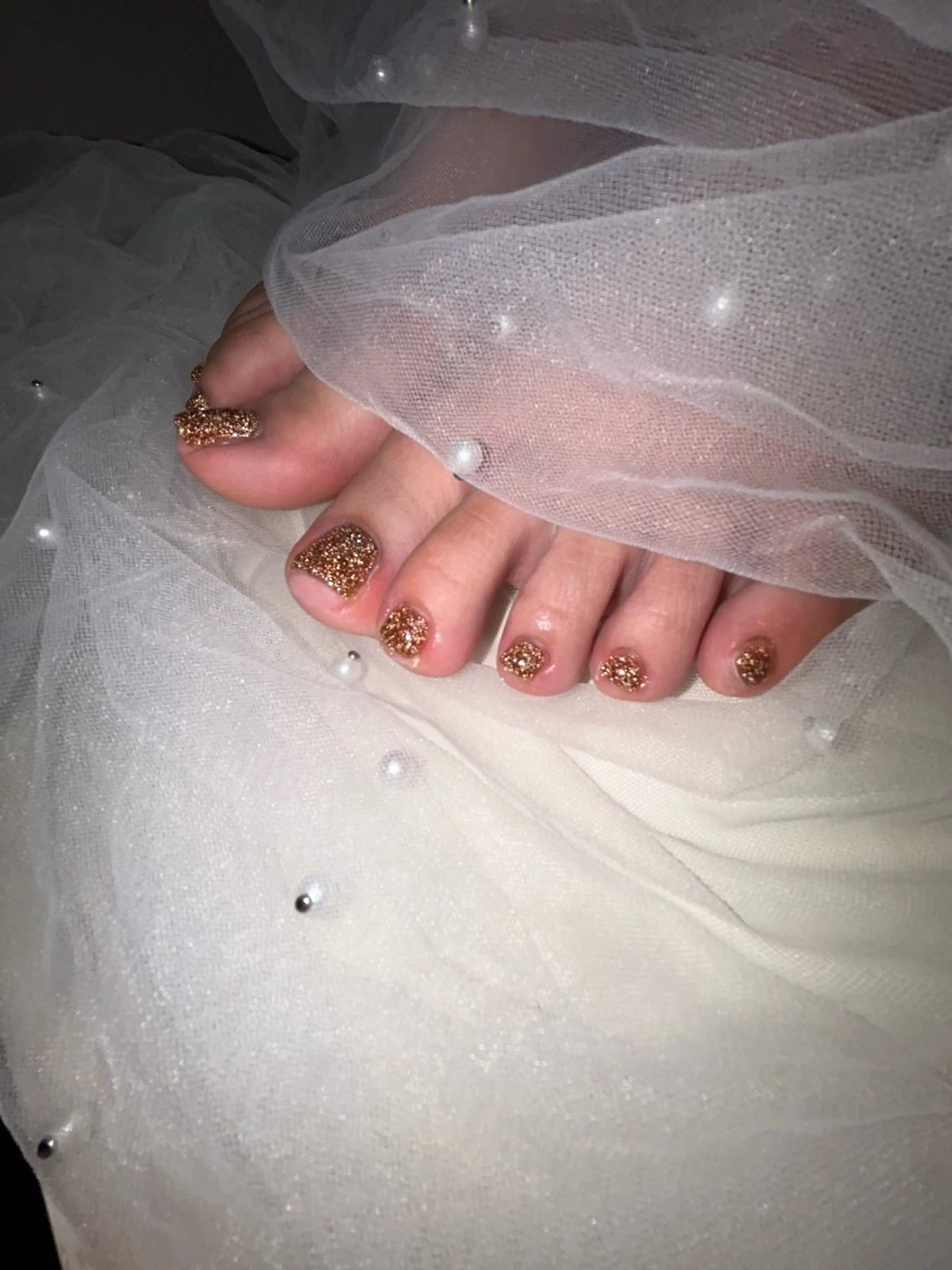 ネイル フラッシュネイル フットネイル マグネット/心斎橋 LoLo.カレラのネイルデザイン