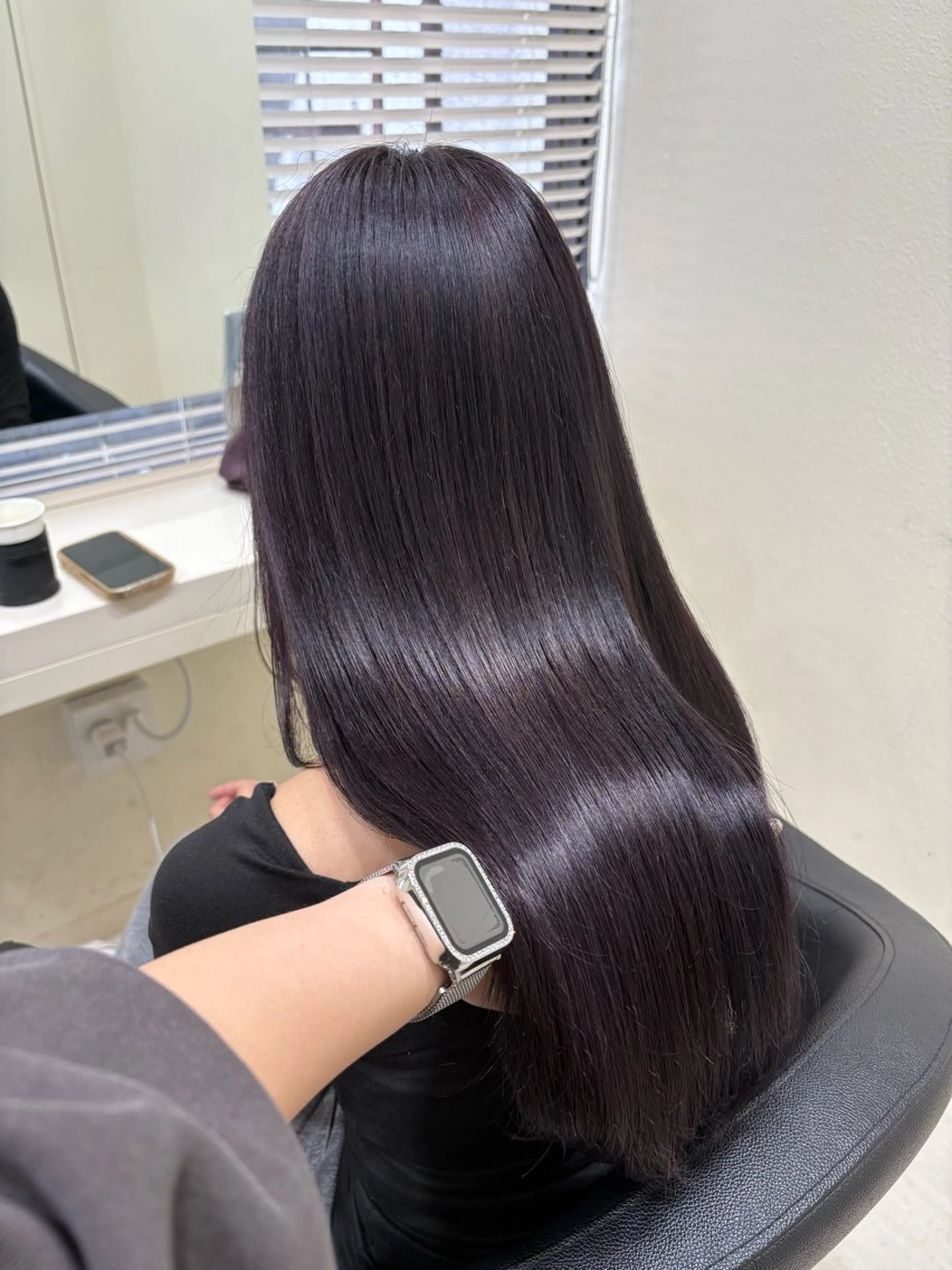 セミロング カラー ヘアアレンジ 💟RINNA 艶カラー💟のヘアスタイル