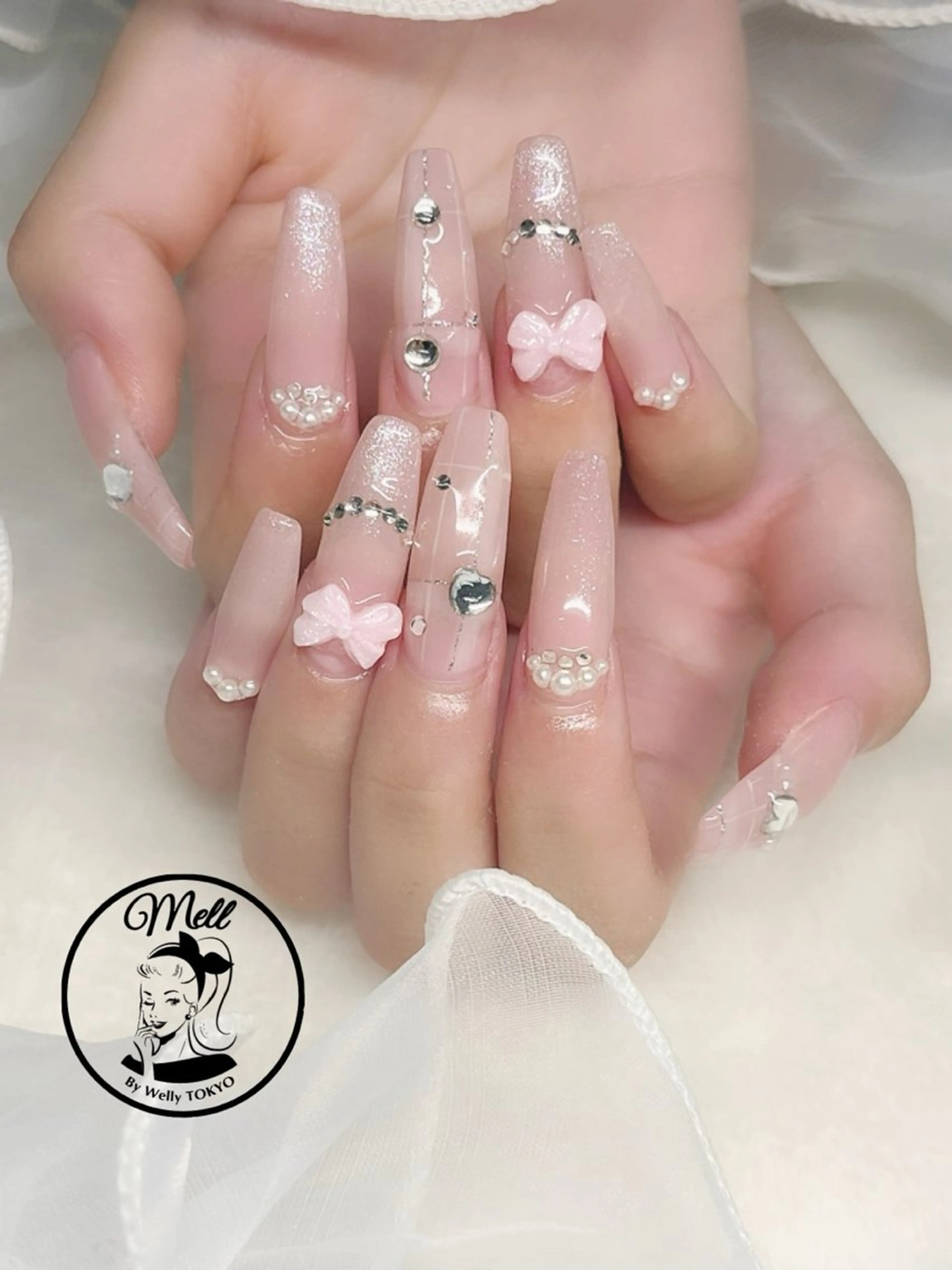 ※新規オフ無料💅10本長さ出し持ち込みデザインネイル150min✧*｡¥12000→¥8500の写真