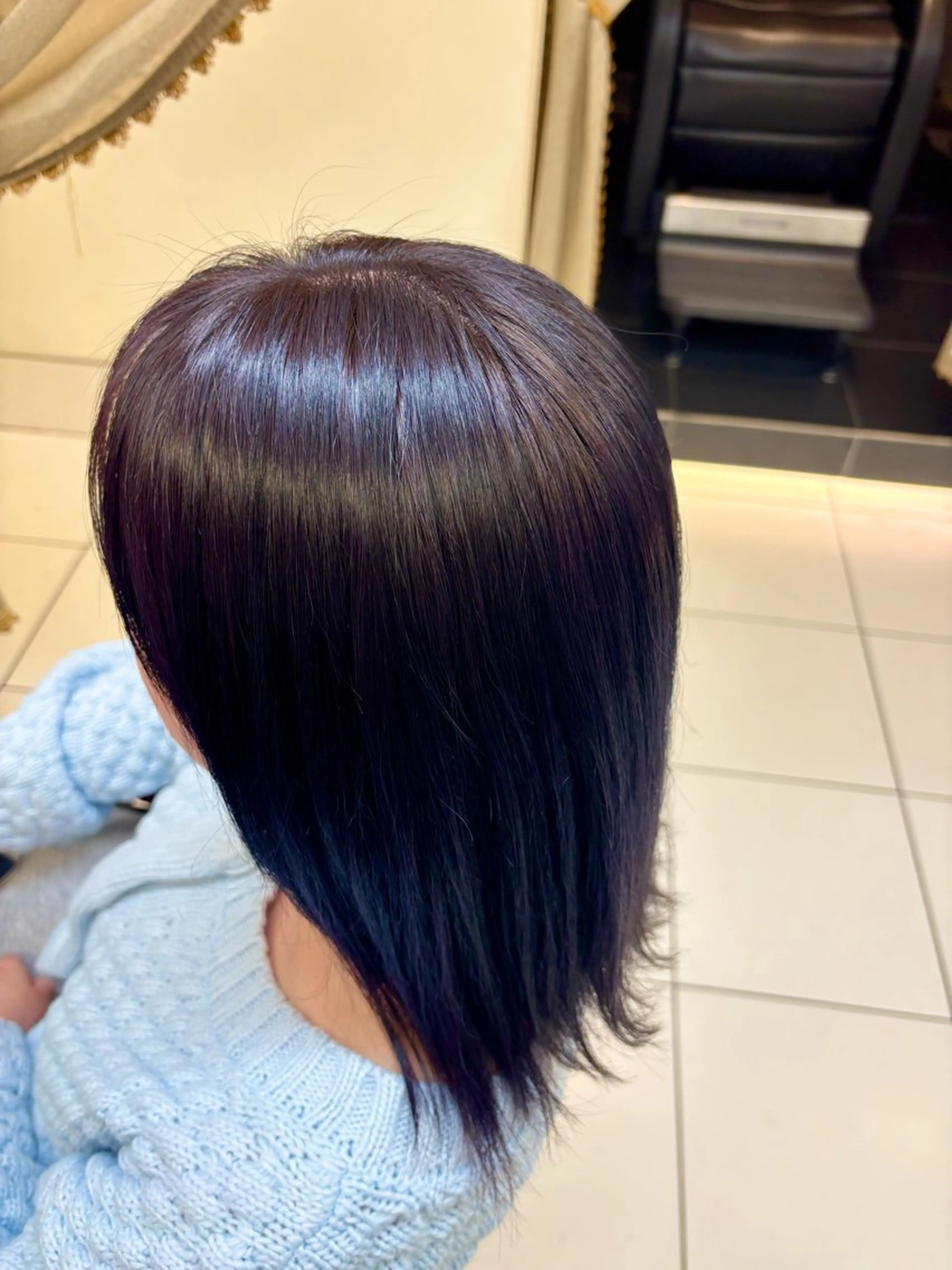 ミディアム ヘアカラー 透明感カラー️🫧 清水杏乃のヘアスタイル