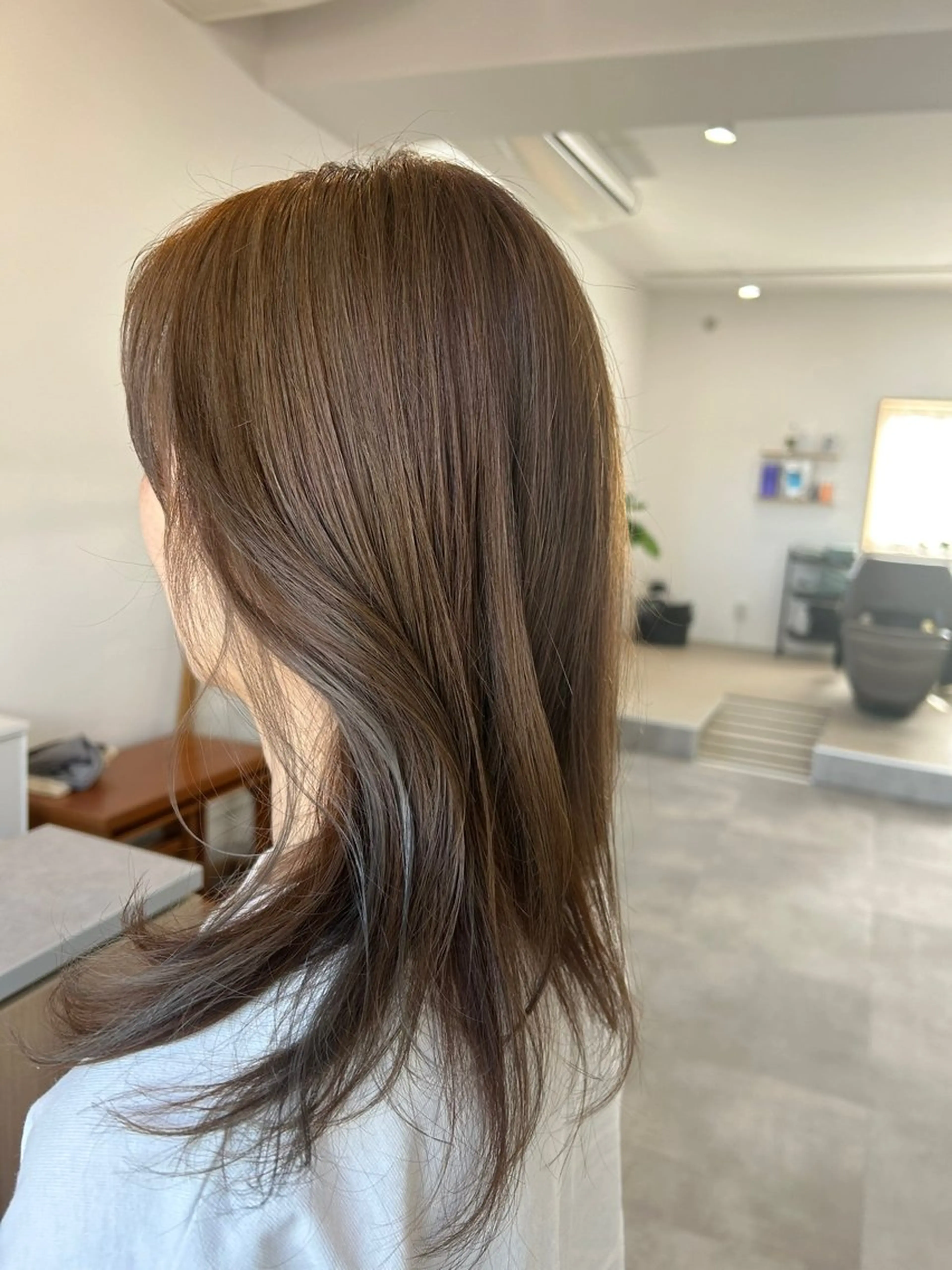 セミロング カラー ufu所属・🫧KOWATA KASUMI🫧のヘアスタイル