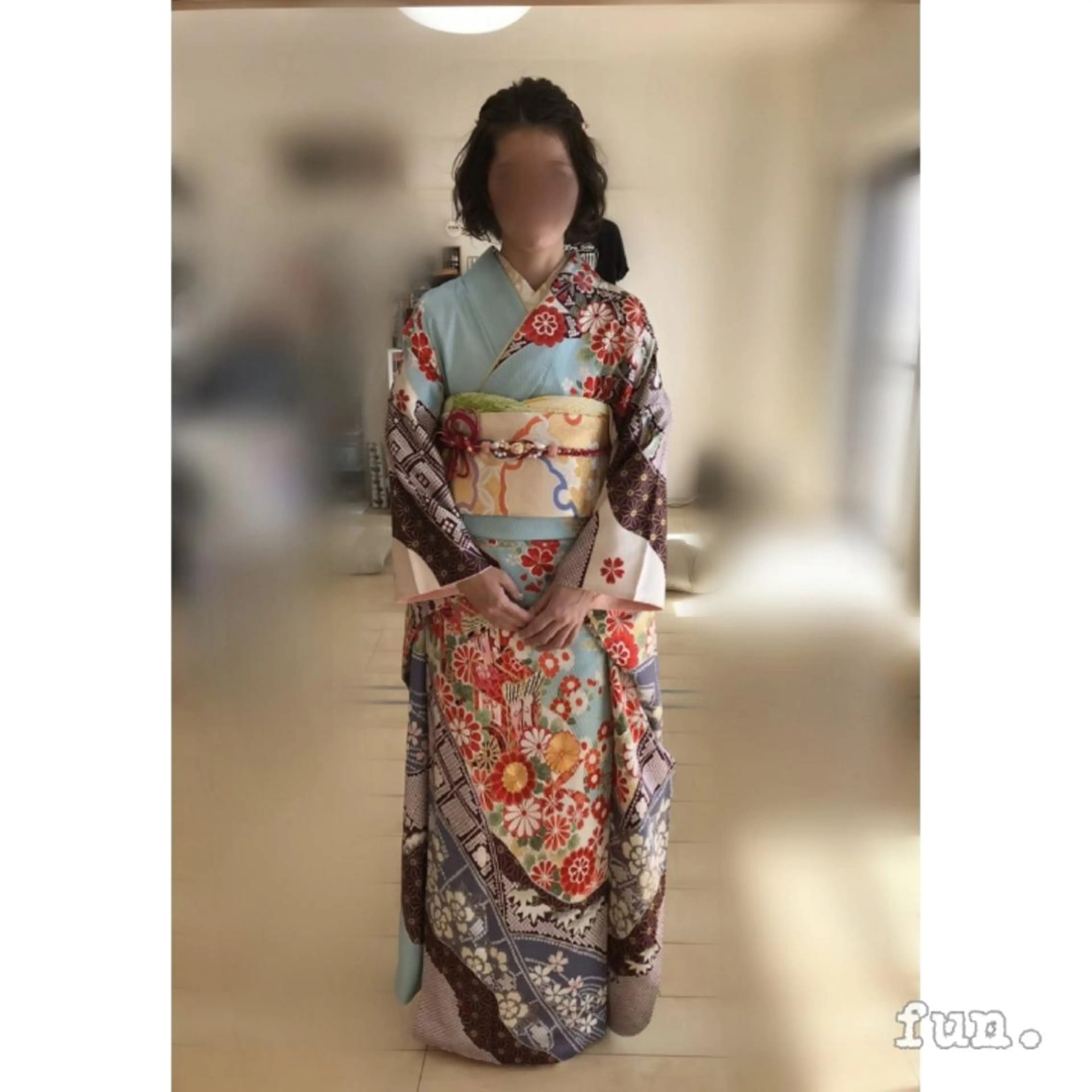 ミディアム ヘアアレンジ 着付け fun./ヘアセット /エクステ/着付のヘアスタイル