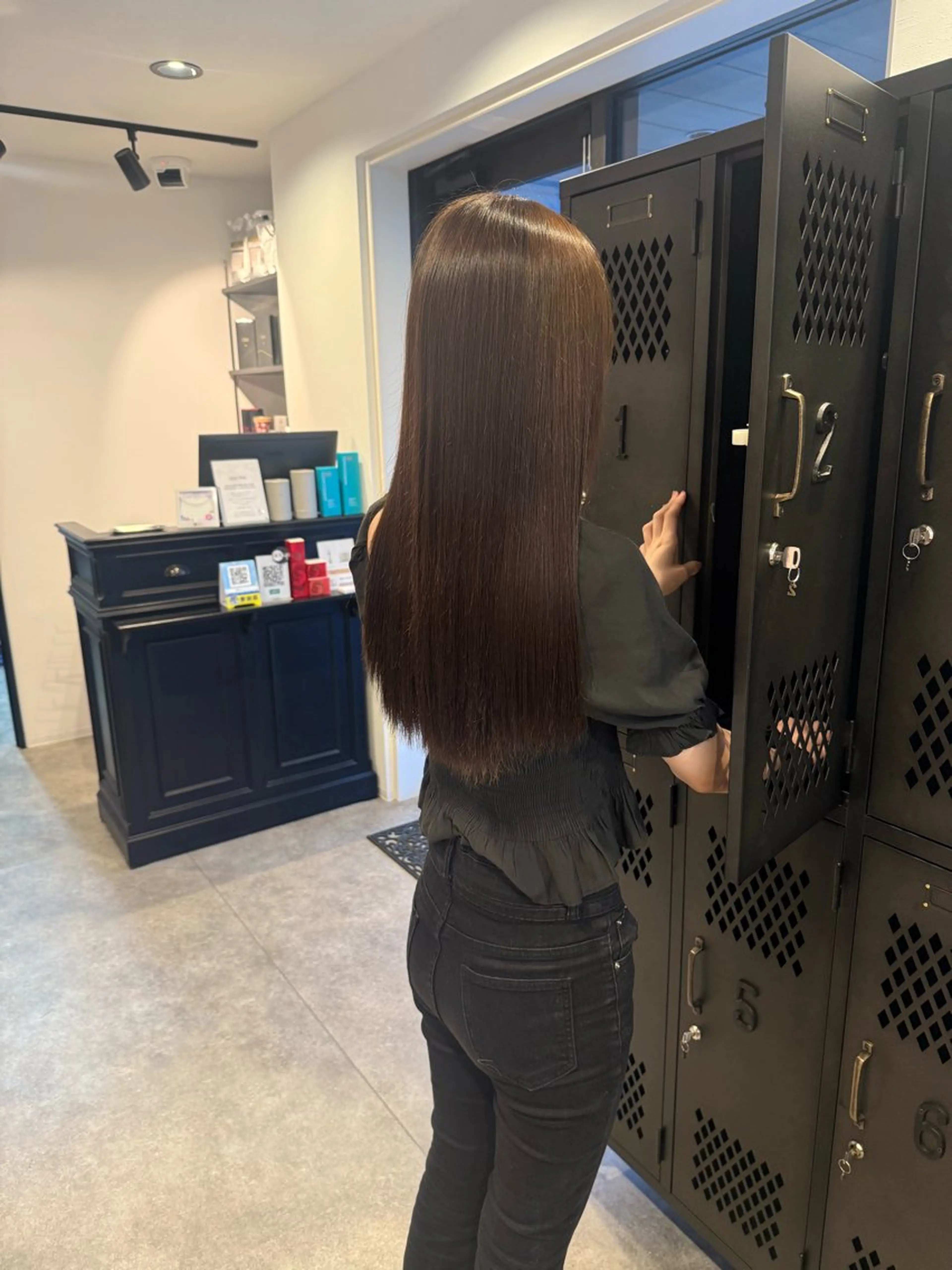 ロング 縮毛矯正 トリートメント 丸橋 友貴のヘアスタイル