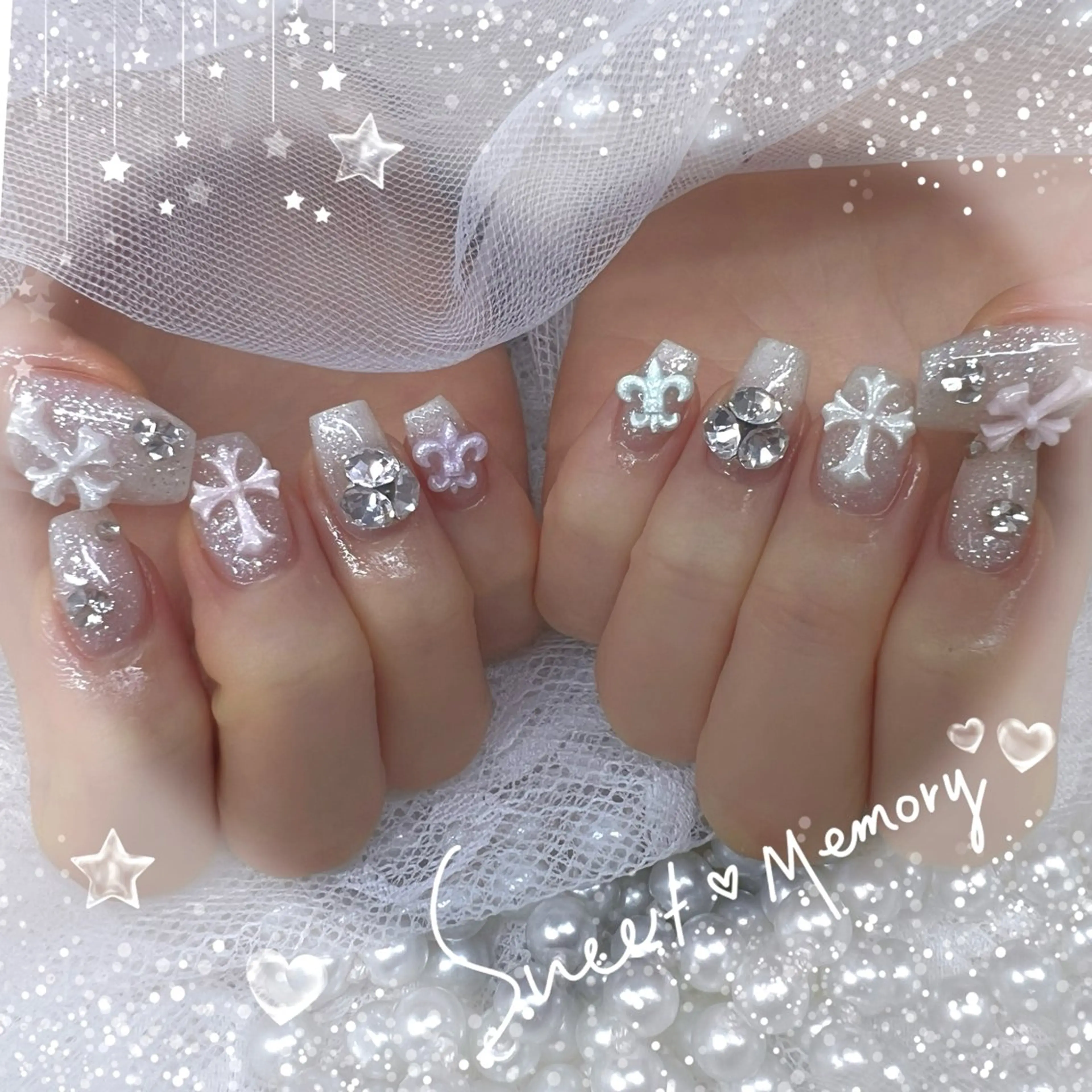 ネイル チークネイル フレンチネイル ガーリー ガラスフレンチ グラデーション ハンドネイル ハンドケア Chill Nailsalonのネイルデザイン
