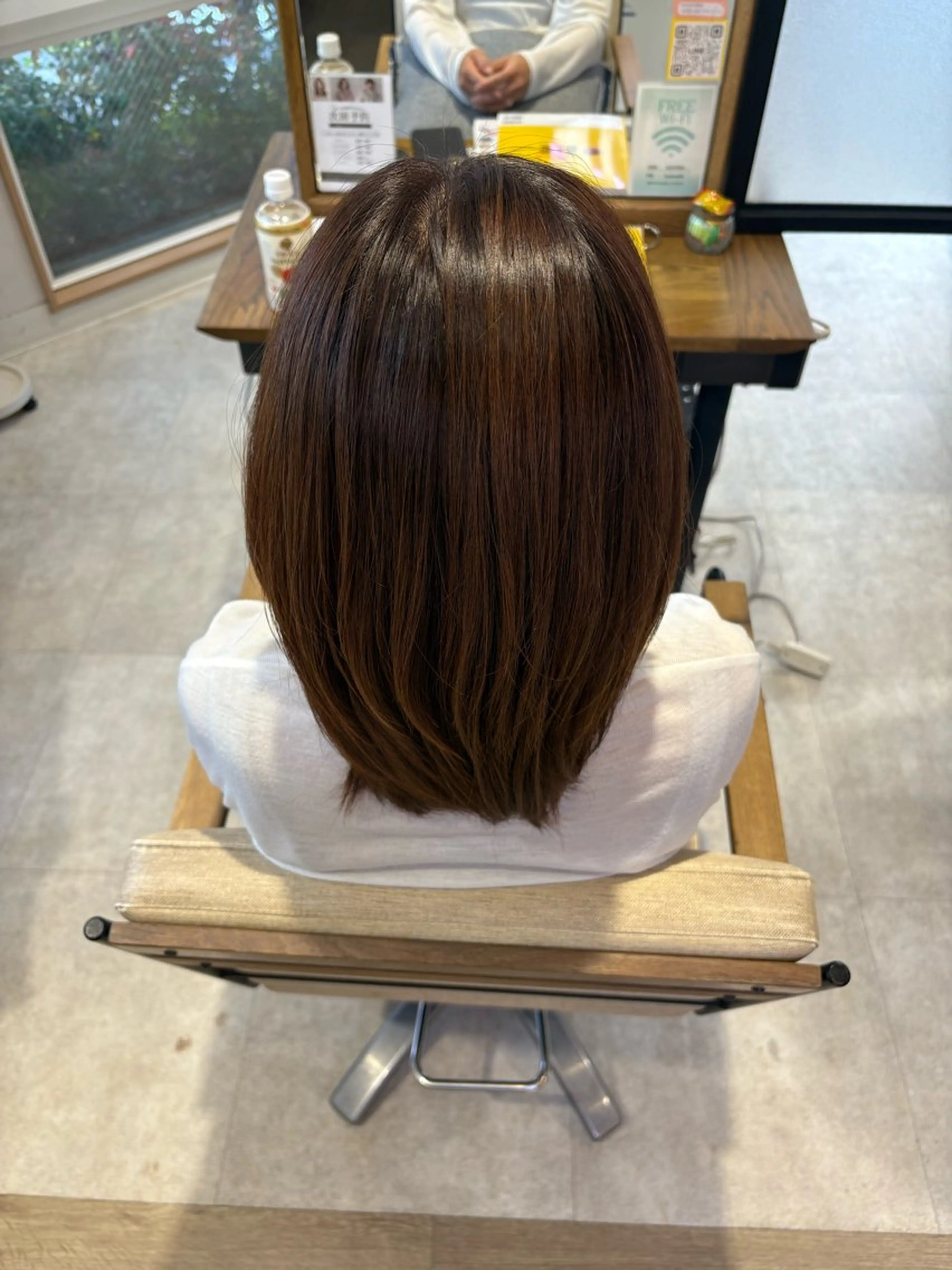 カラー ヘアカラー 奥村 奈々加のヘアスタイル