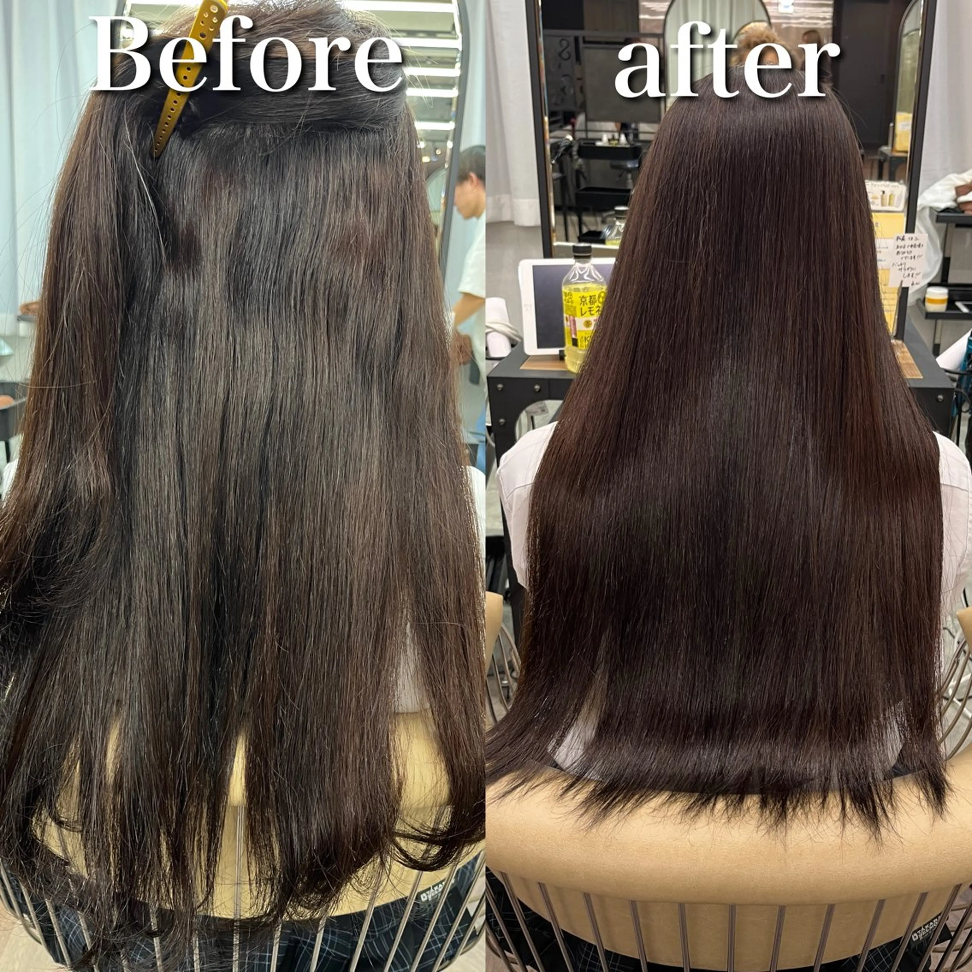 ロング 縮毛矯正 縮毛矯正 トリートメント ハイトーン/横浜 /伊藤　怜のヘアスタイル