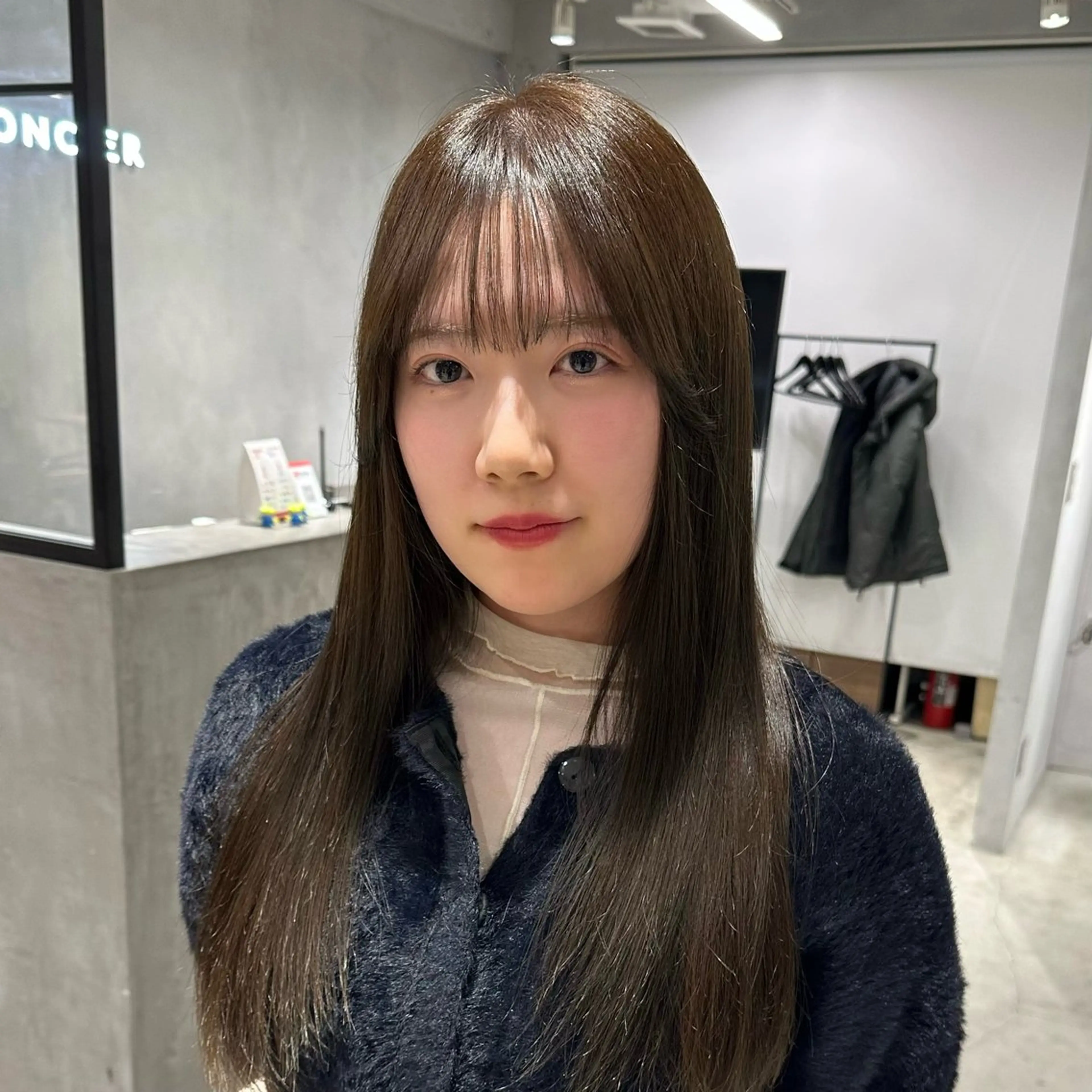 ロング カラー ブラウンカラー はなか こうすけのヘアスタイル