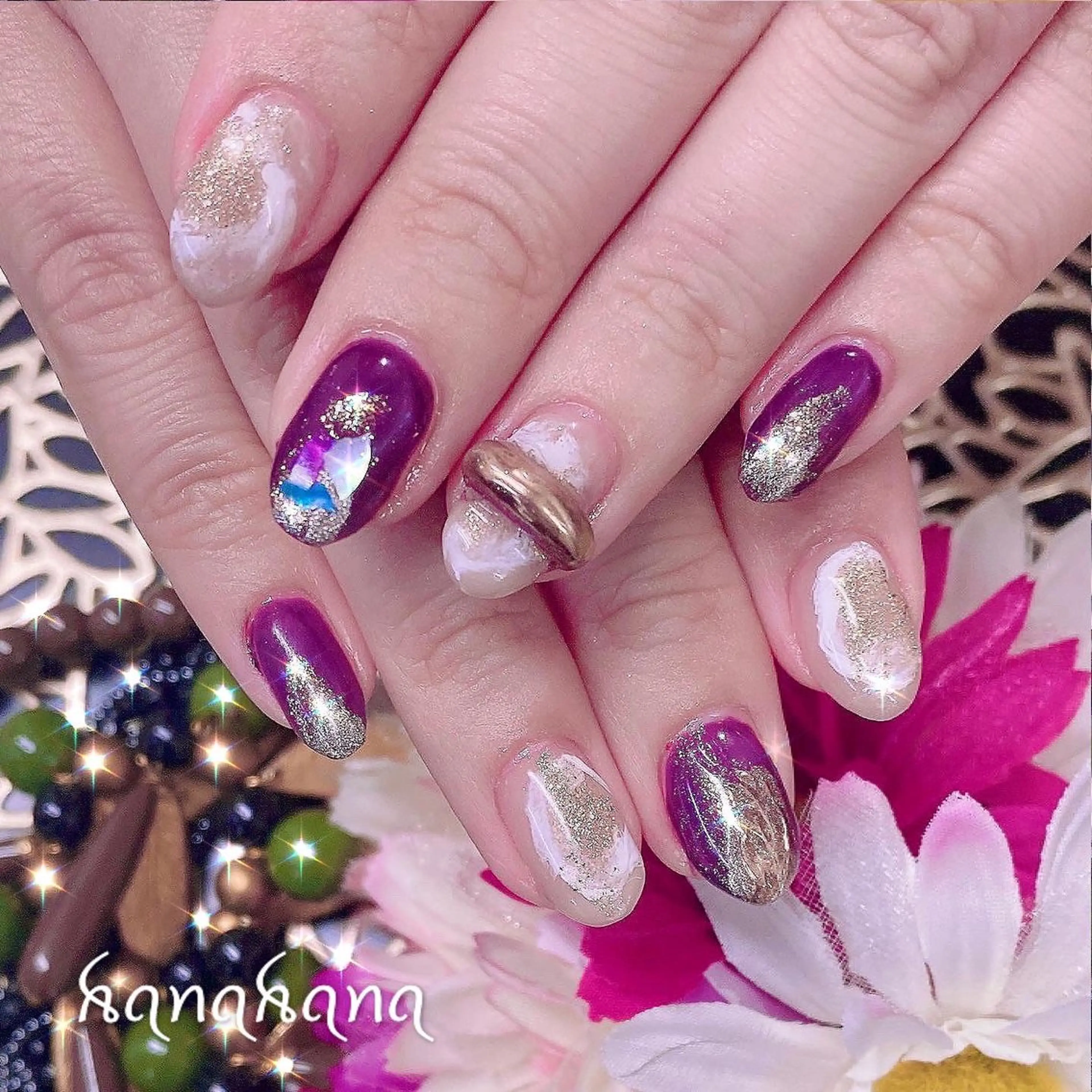 ネイル ジェルネイル HANAHANAのネイルデザイン