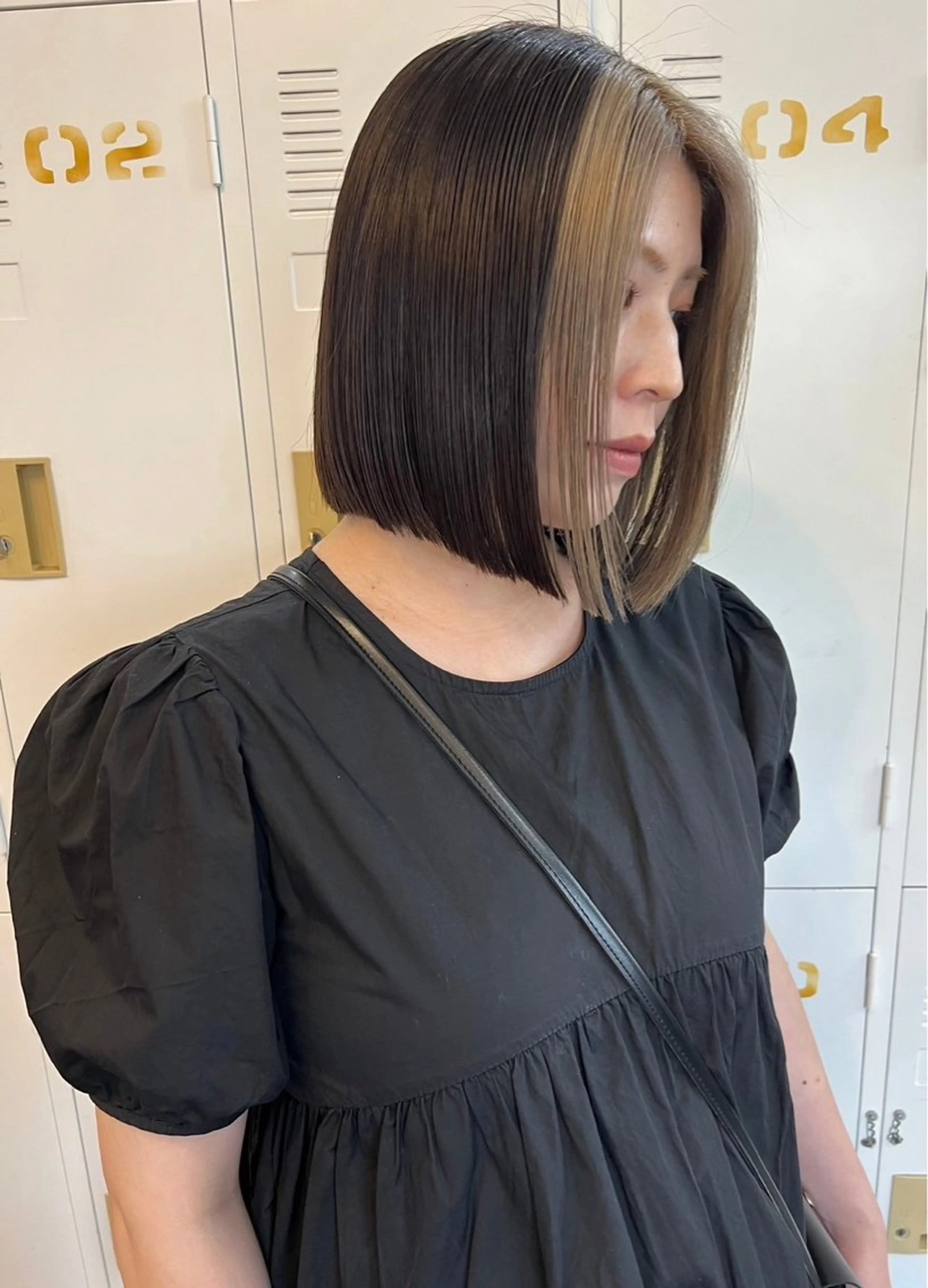 ミディアム カラー YURAGI🌿 SAKIのヘアスタイル