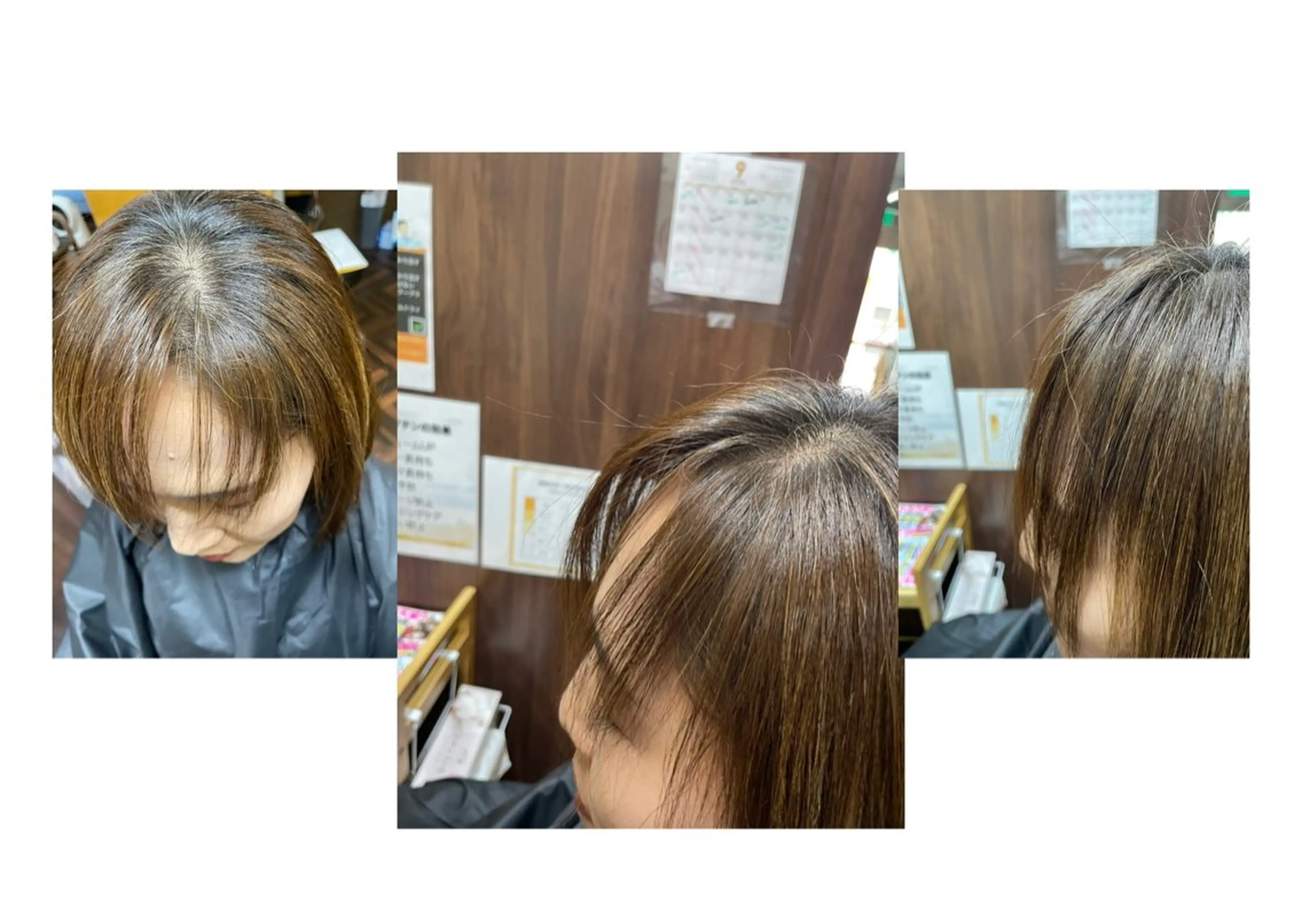 ミディアム katae sayoriのヘアスタイル