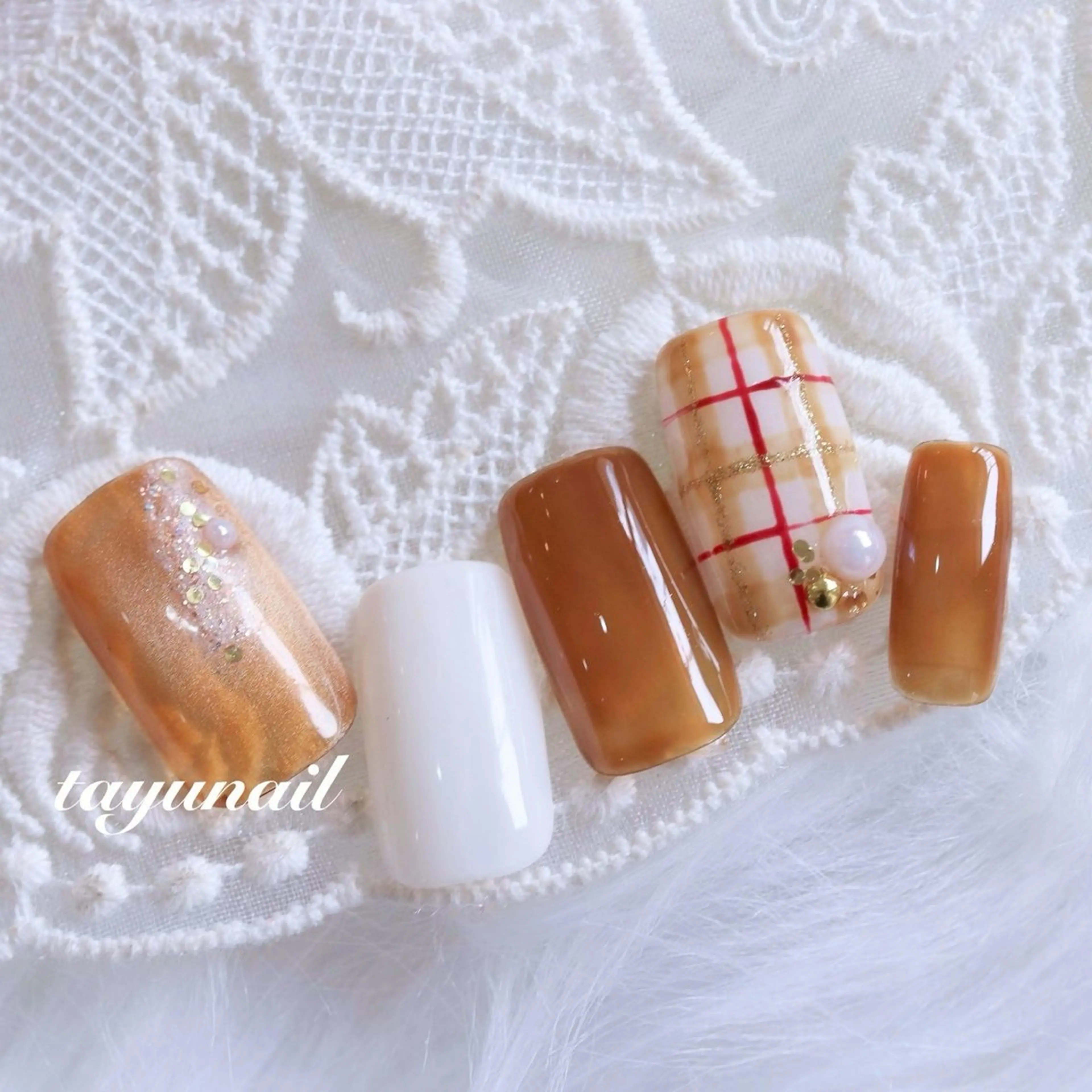 ネイル アートネイル べっ甲ネイル ジェルネイル パラジェル ハンドネイル ネイルサロン・ネイルスクール　たゆnail所属・ネイルサロン 【たゆnail】のネイルデザイン