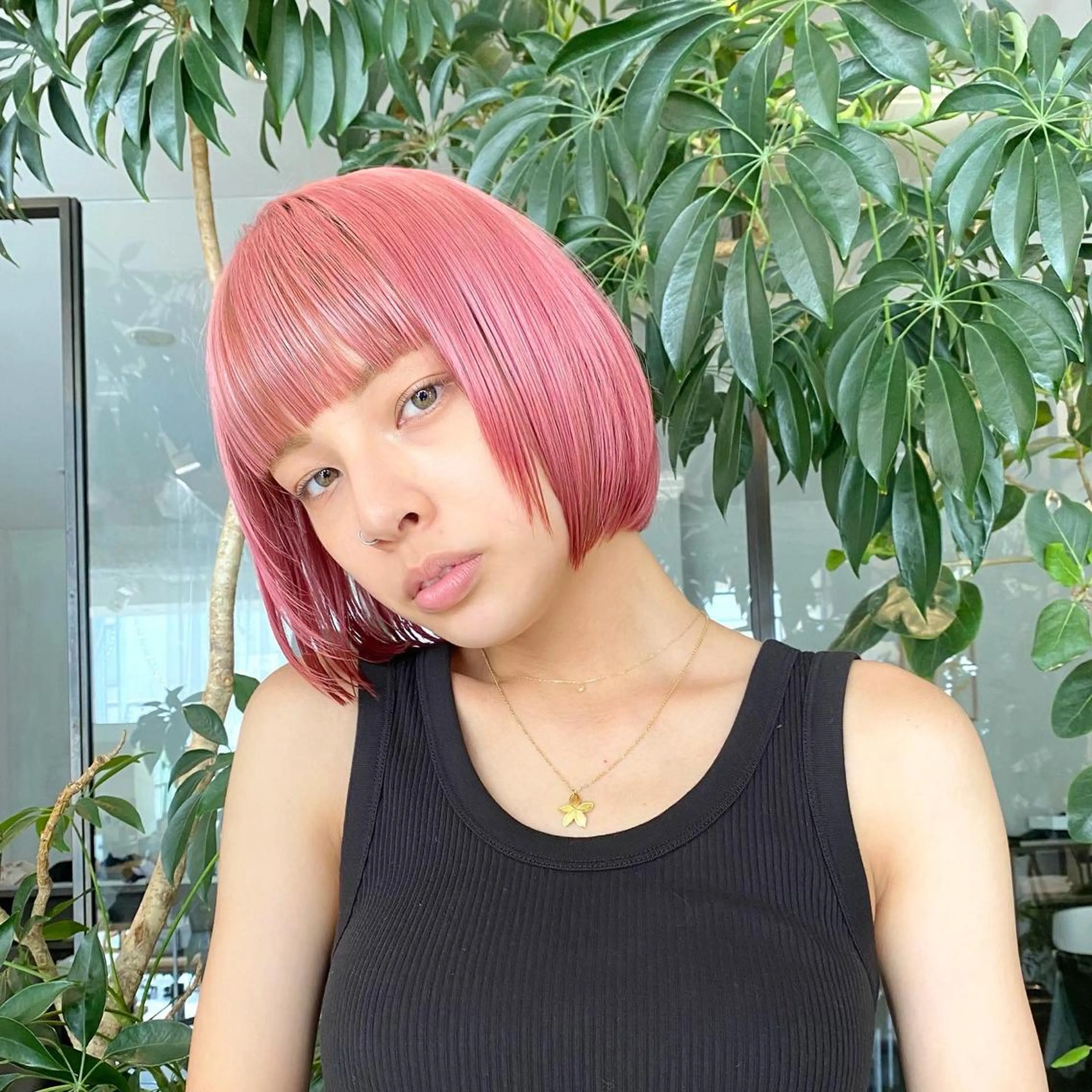 ショート ショートボブ ボブ ショートヘア Hair & make Lamp所属・梅田のブリーチ特化 美容師KAI🥰のヘアスタイル