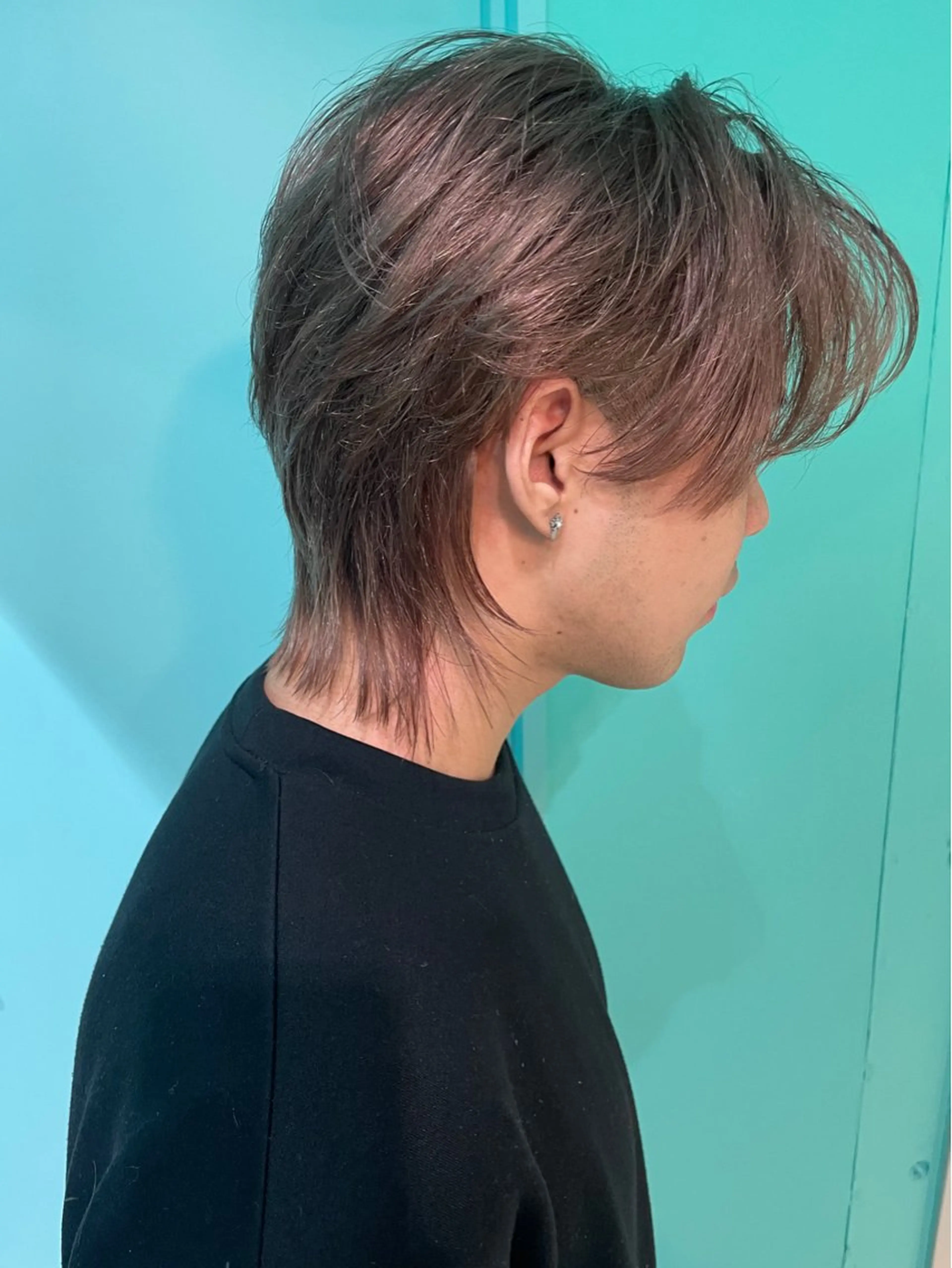 ショート カラー メンズ メンズブリーチ メンズウルフカット ブリーチ ダブルカラー グレージュ カット ヘアカラー 🫧ショート/ボブ 池袋西口・泡渕✂️のヘアスタイル