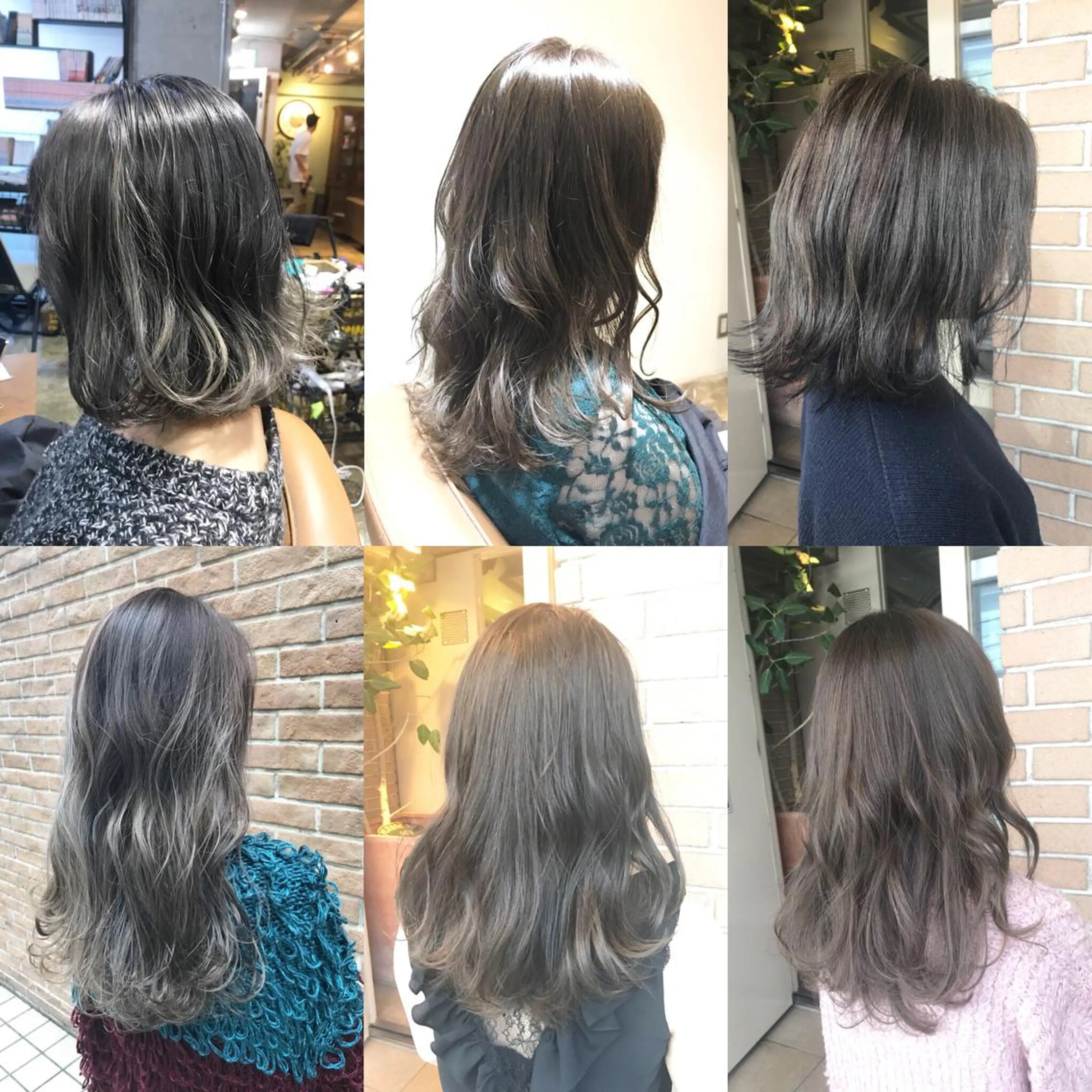 ミディアム カラー パーマ ヘアアレンジ メンズ キッズ ネイル マツエク・マツパ グレージュ ロングネイル サロンドミルク 原宿のヘアスタイル