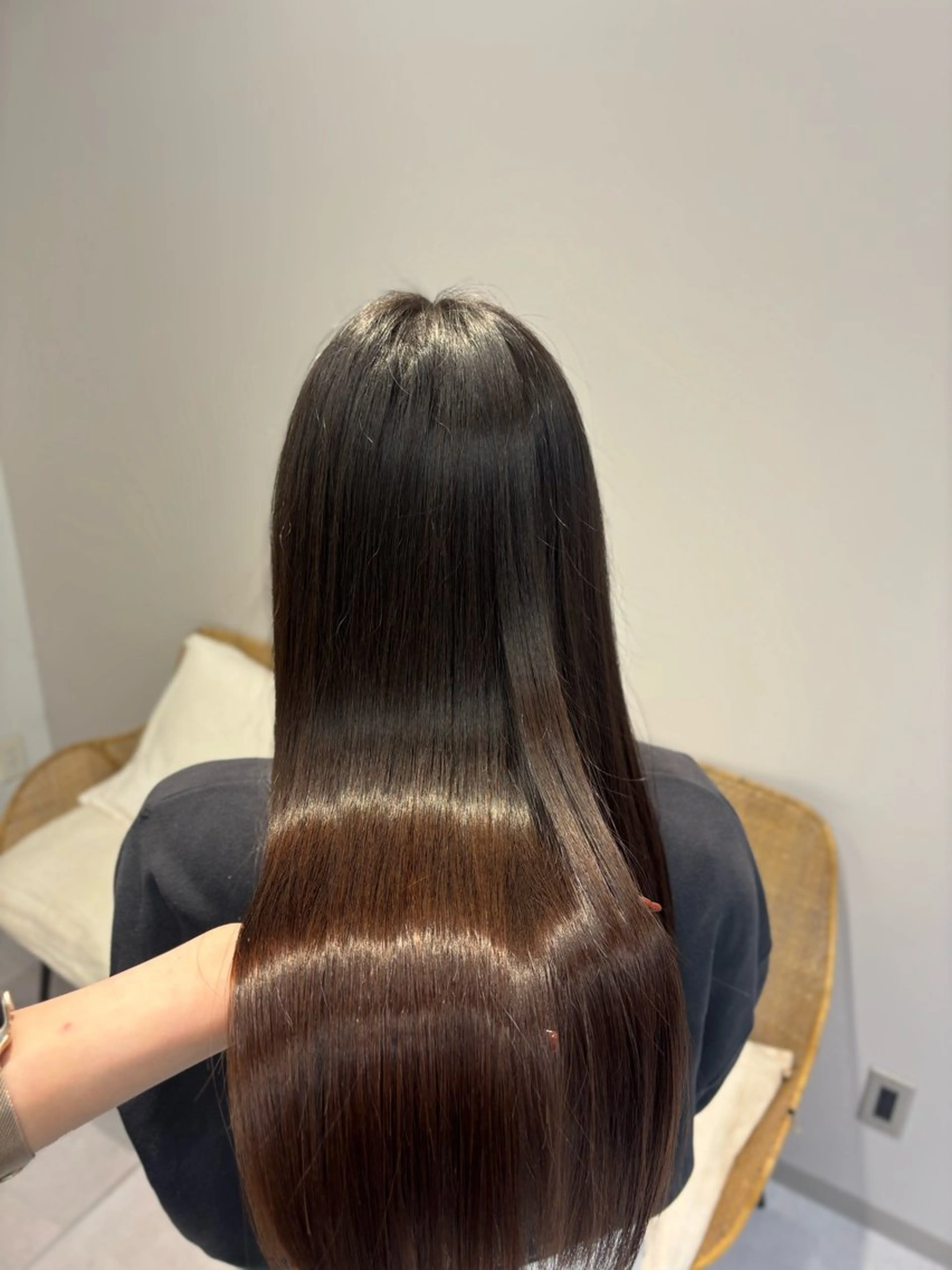 ロング カラー ブラウンカラー トリートメント カット ヘアカラー トリートメント COAPLUS所属・韓国/レイヤー/ 前髪/Asamiのヘアスタイル