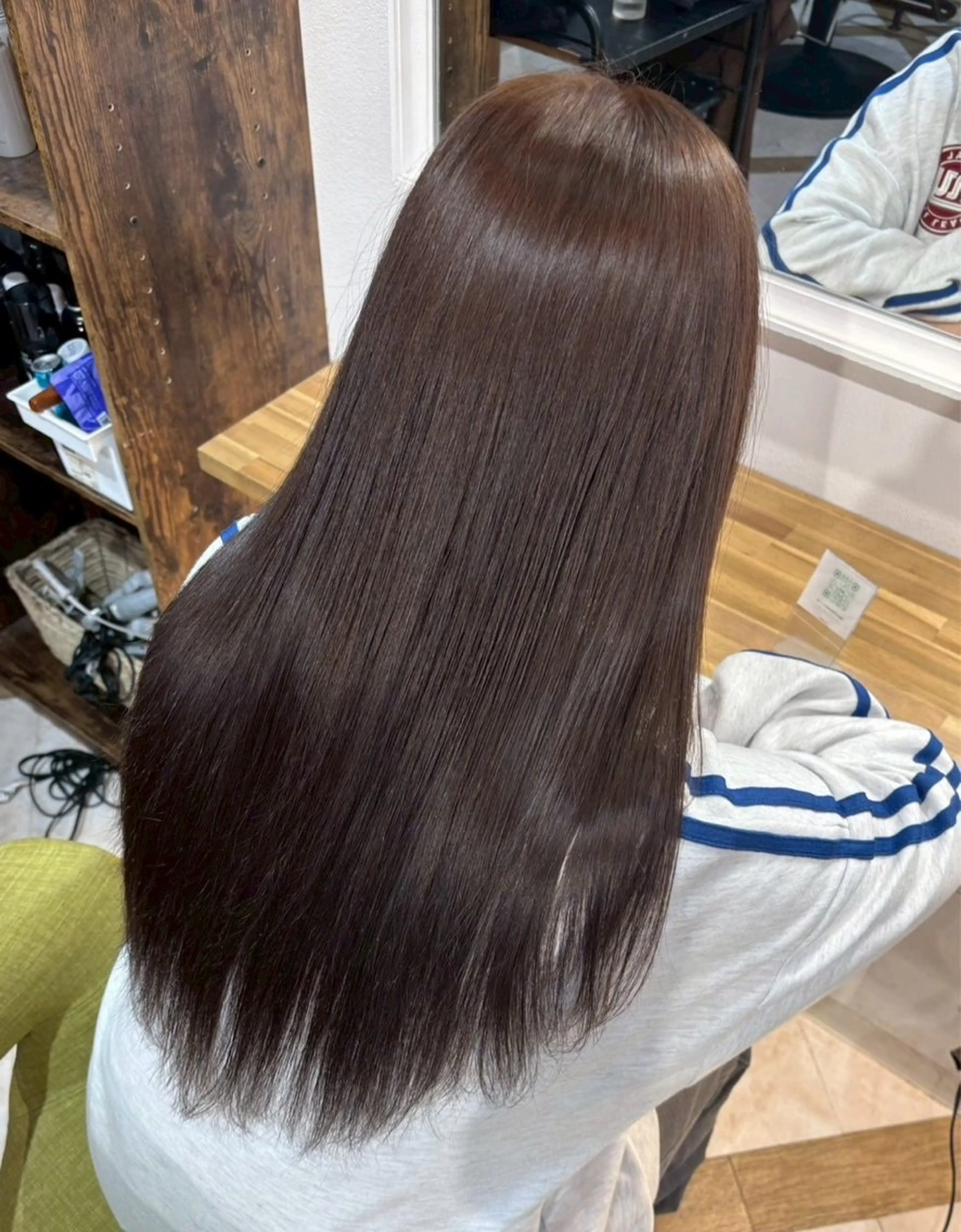 【🌟12月限定🌟】うる艶カラー＋1stepトリートメント付き🎀予約前に必ず詳細ご確認ください！の写真