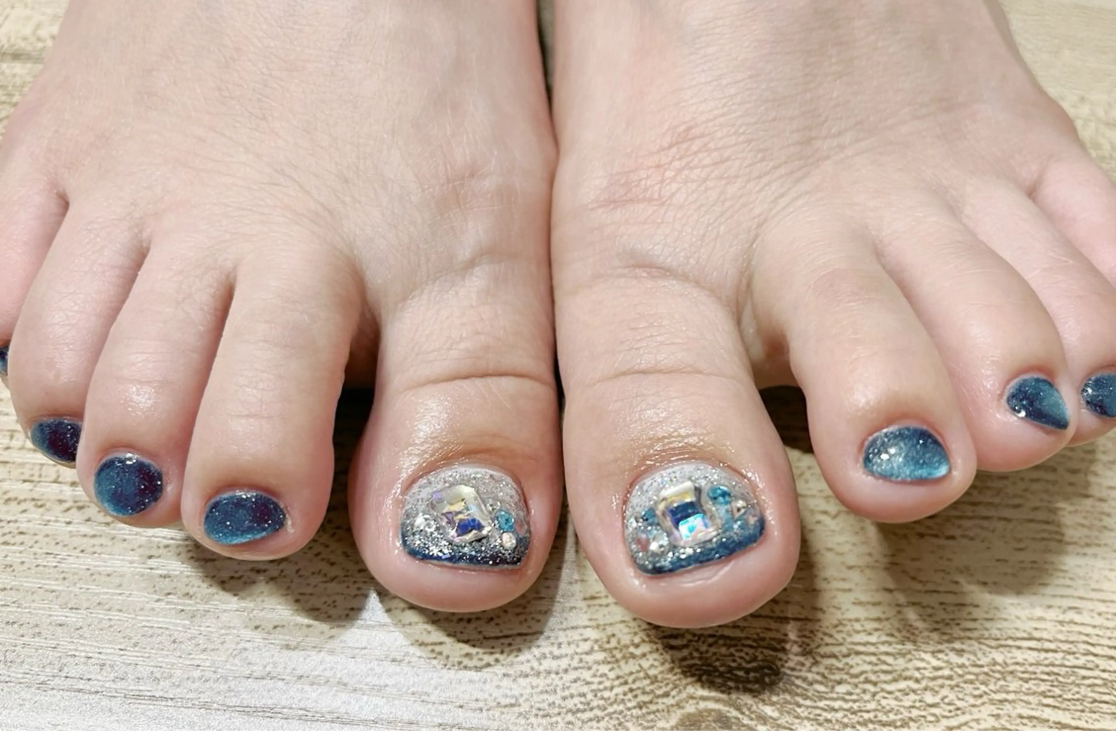 ネイル グラデーション ラメ(グリッター) Baby nail所属・Takahashi kanameのネイルデザイン