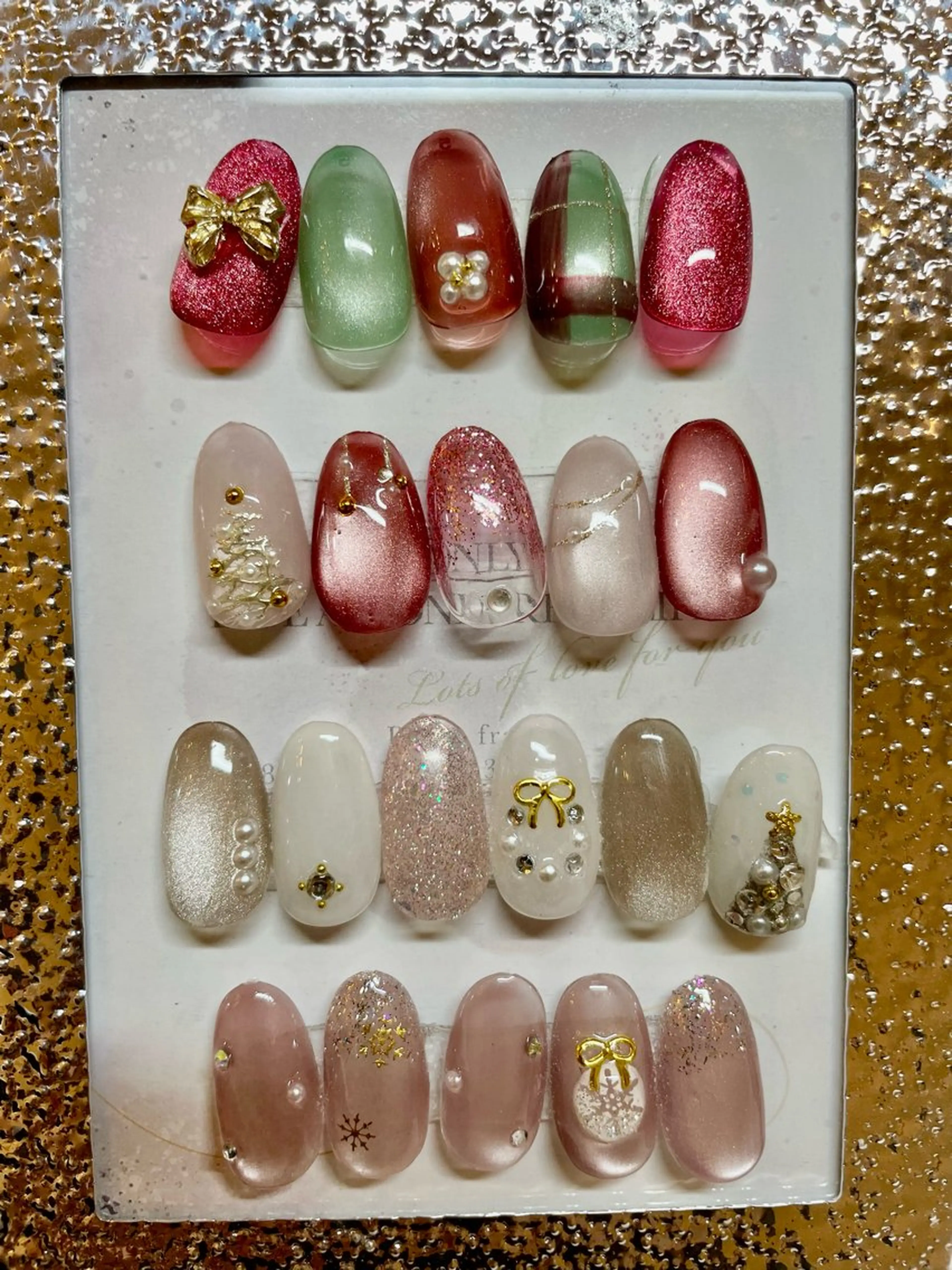 【オフ無料】クリスマスネイルの写真