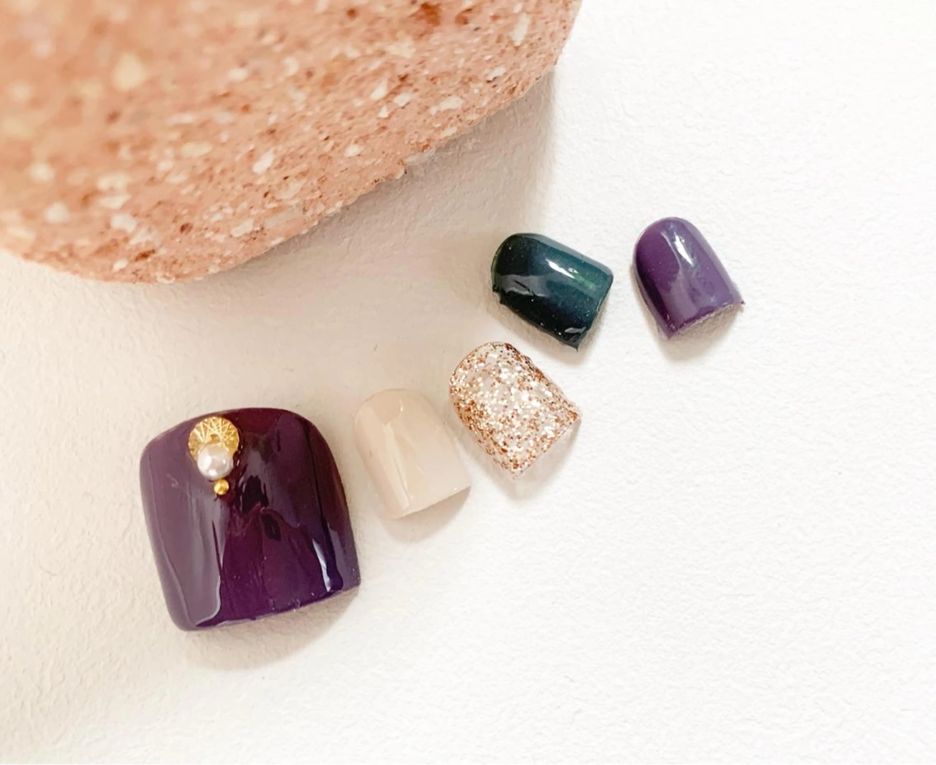 ネイル フットネイル charmant nailのネイルデザイン