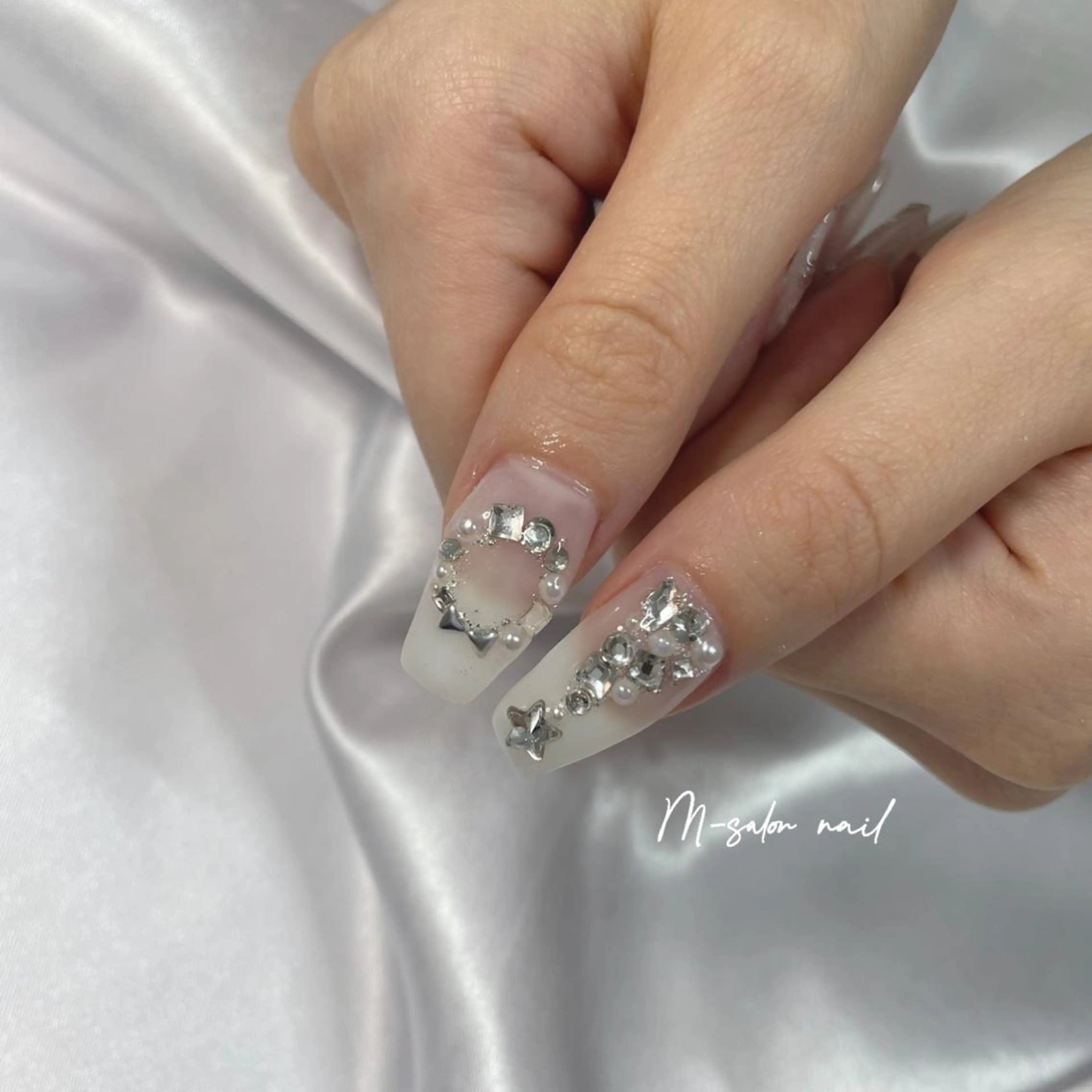 ネイル ハンドネイル 韓国/網紅/パーツ M-salonのネイルデザイン
