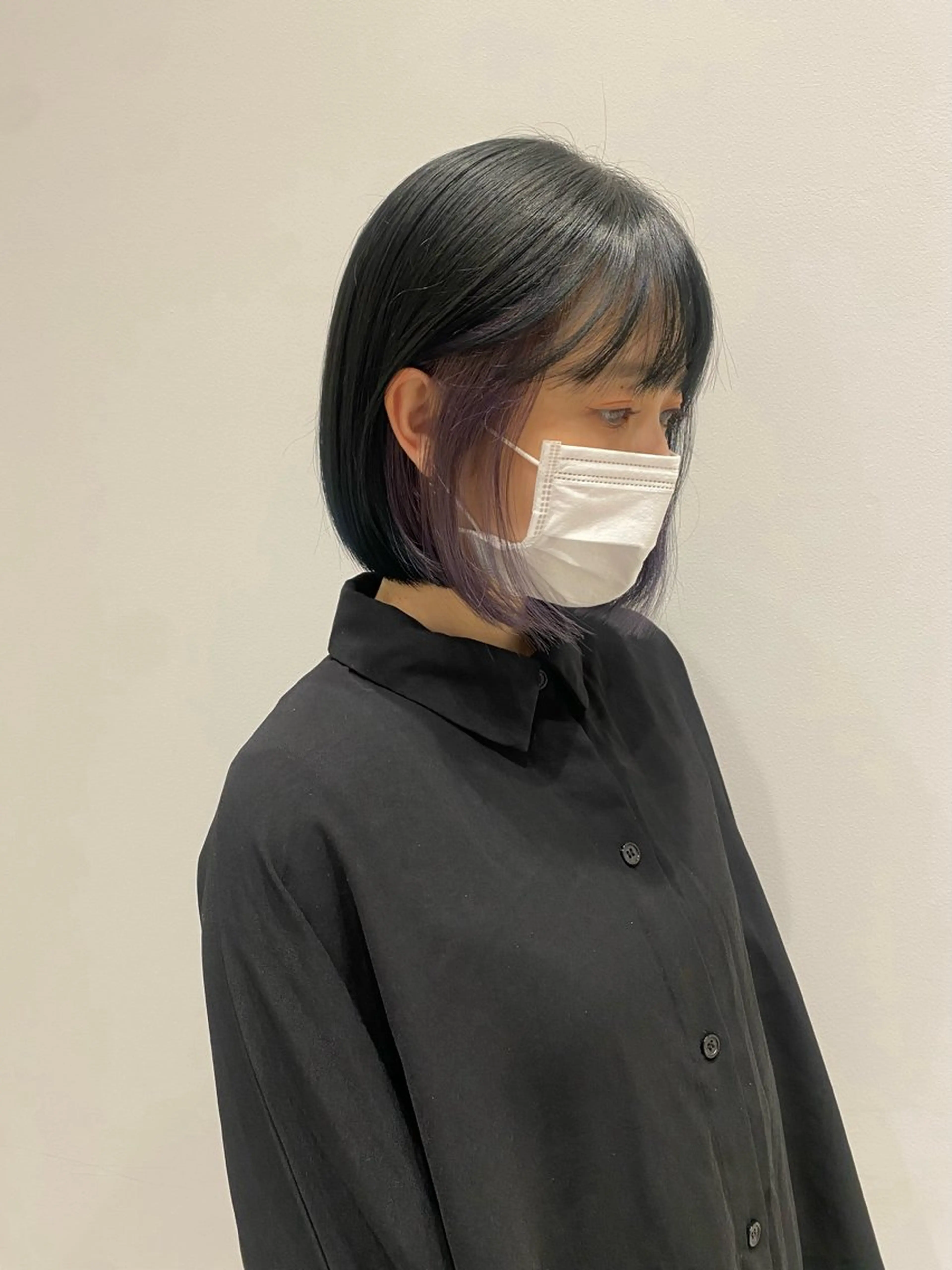 ショート カラー ボブ カット mina🪐立川駅/ レイヤー/ボブのヘアスタイル