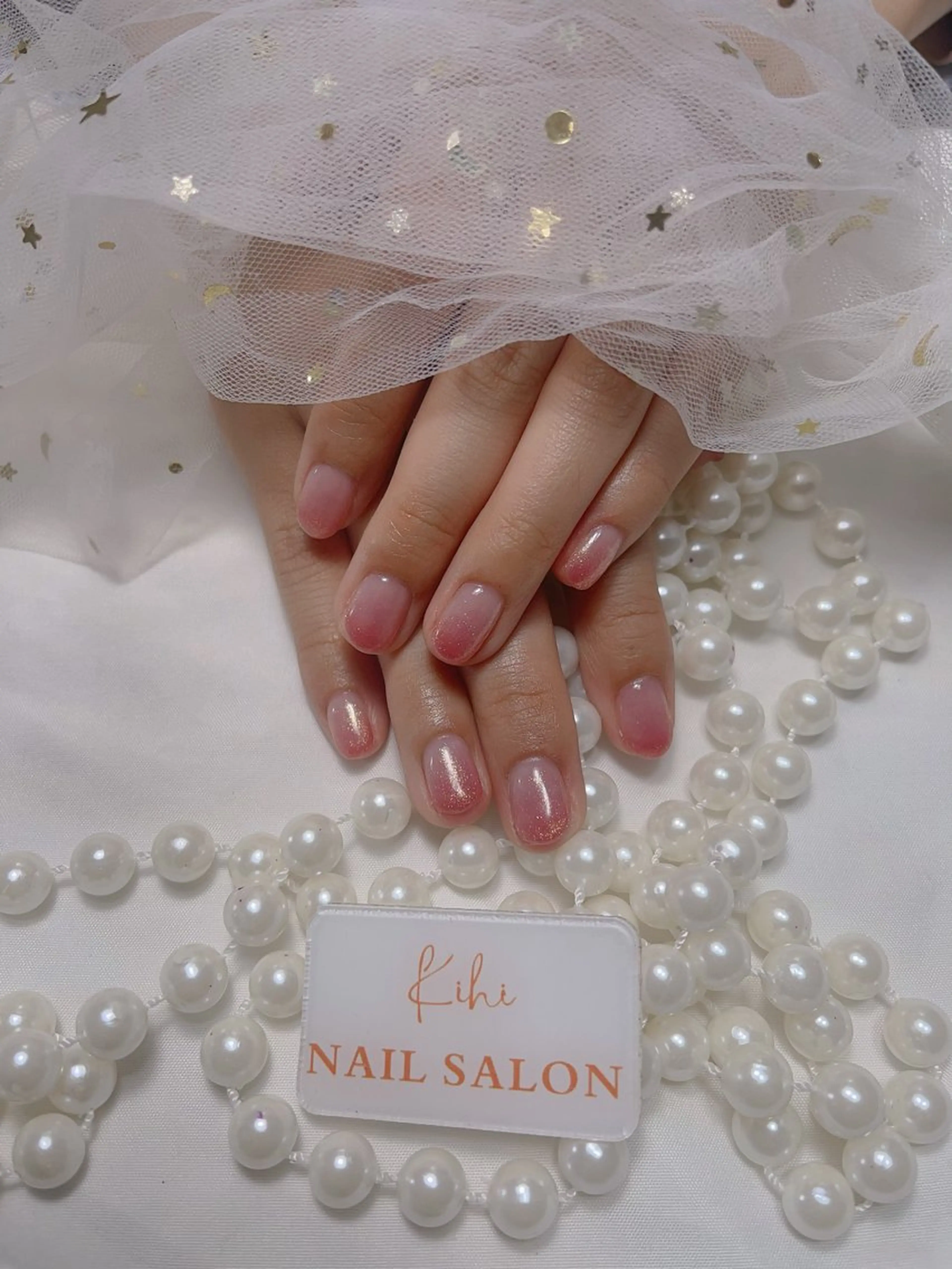 ネイル アートネイル フレンチネイル ジェルネイル グラデーション 韓国ネイル ハンドネイル ハンドケア さくら💮💮 【オフ無料】のネイルデザイン